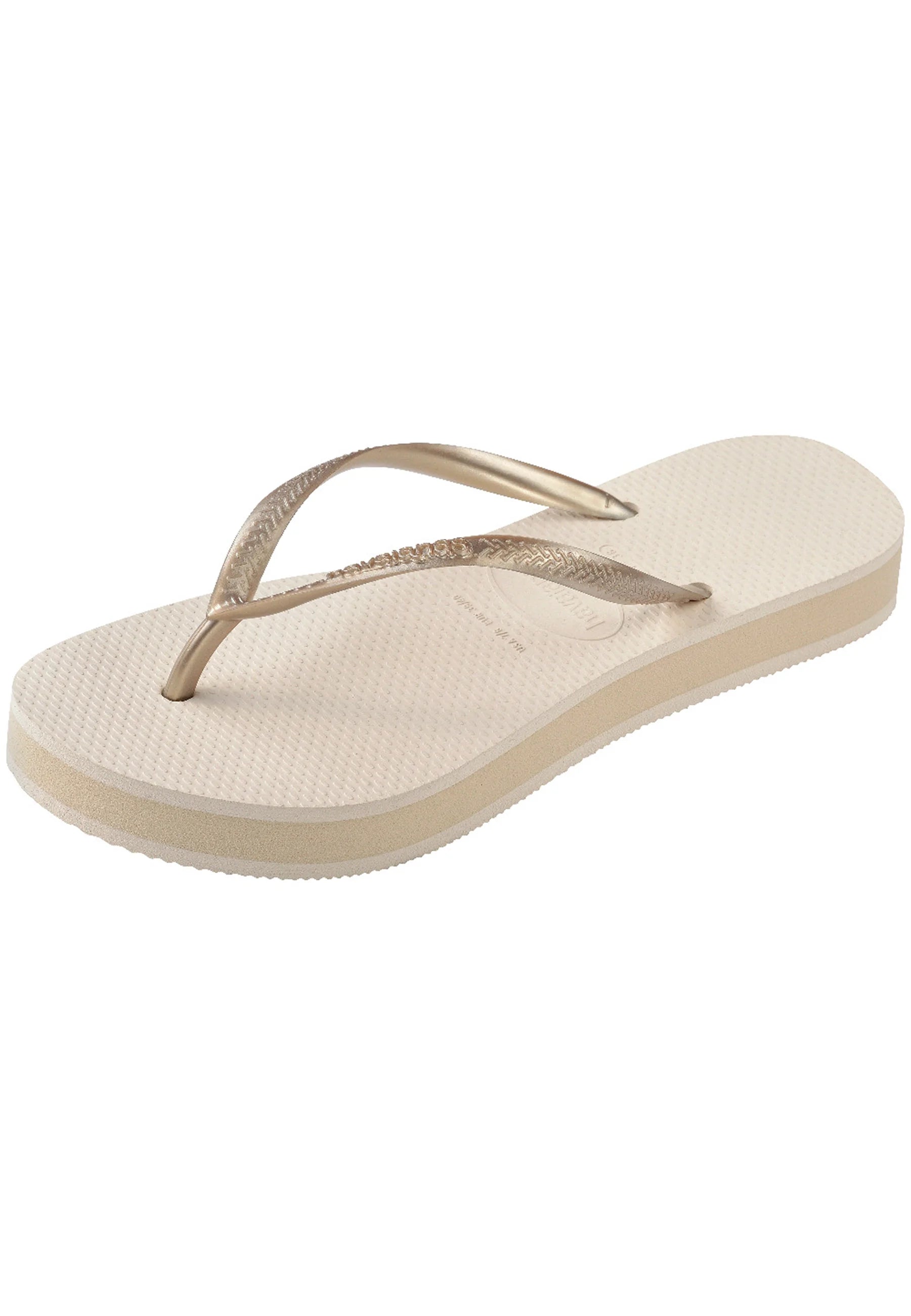 INFRADITO HAVAIANAS SLIM FLATFORM BEIGE