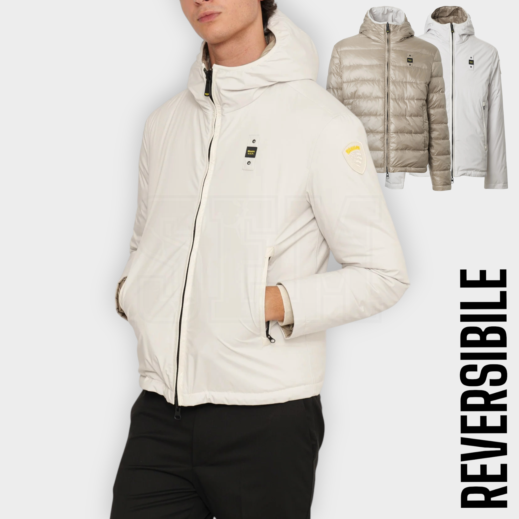 PIUMINO BLAUER BALLARD