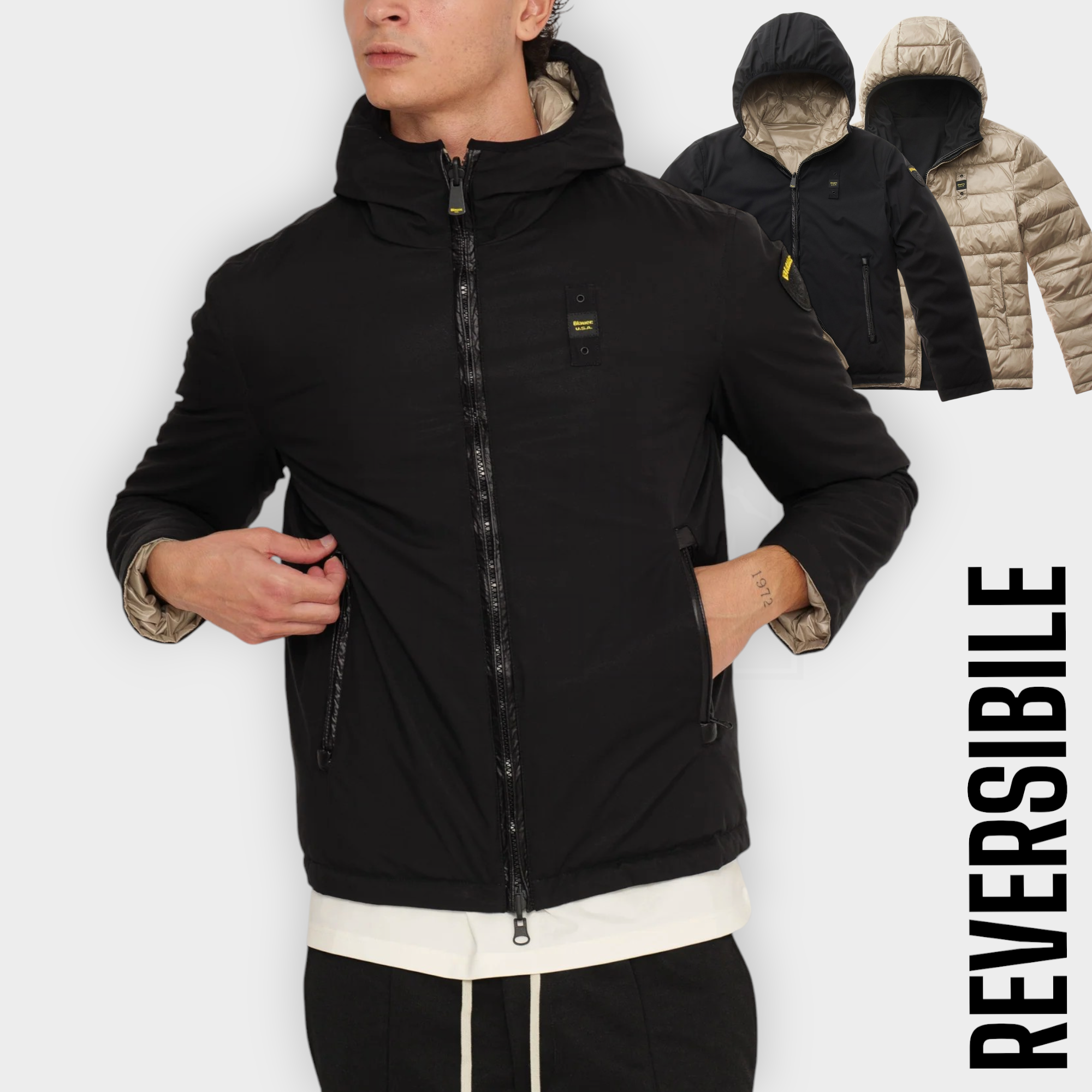 PIUMINO BLAUER BALLARD