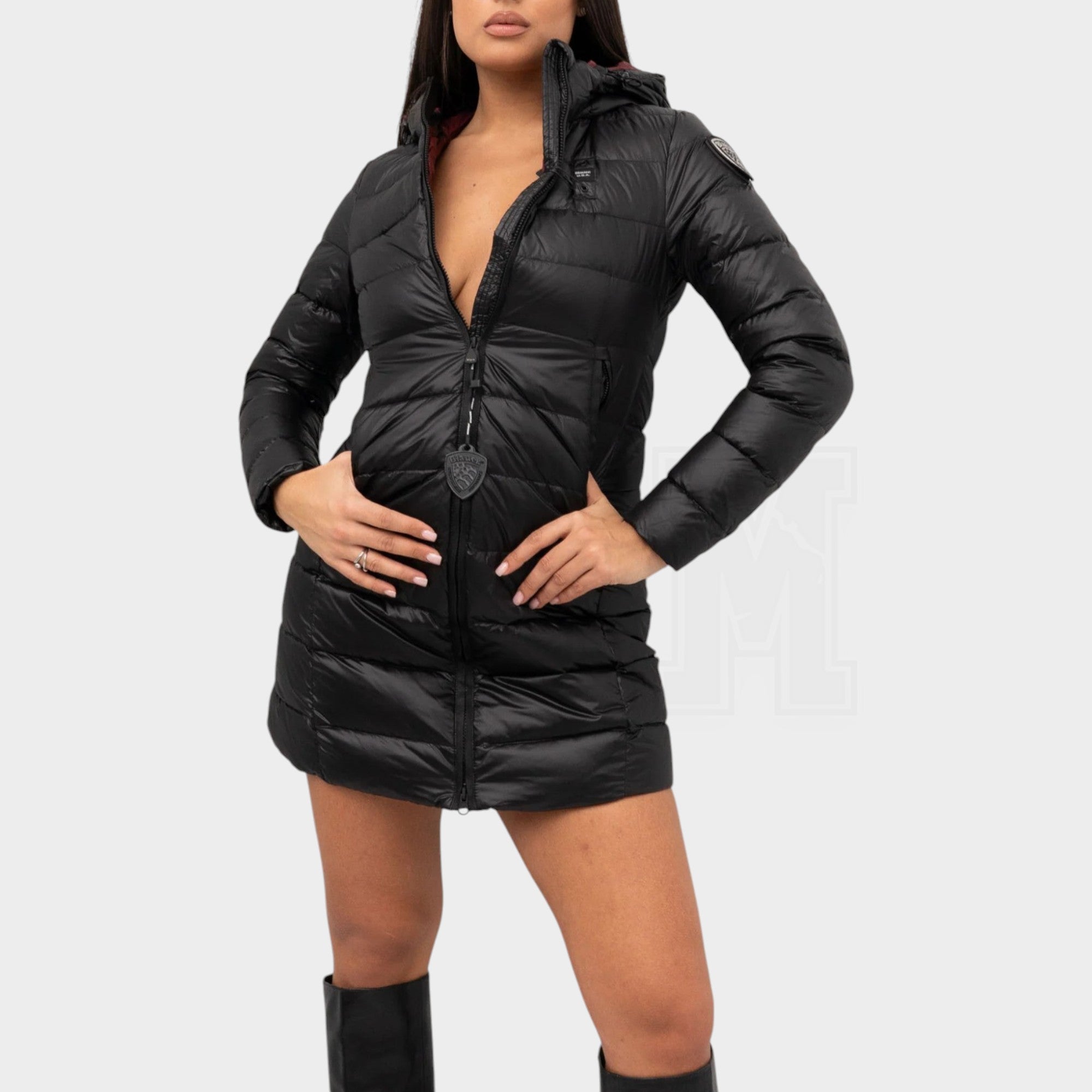 PIUMINO BLAUER LUNGO AGNES