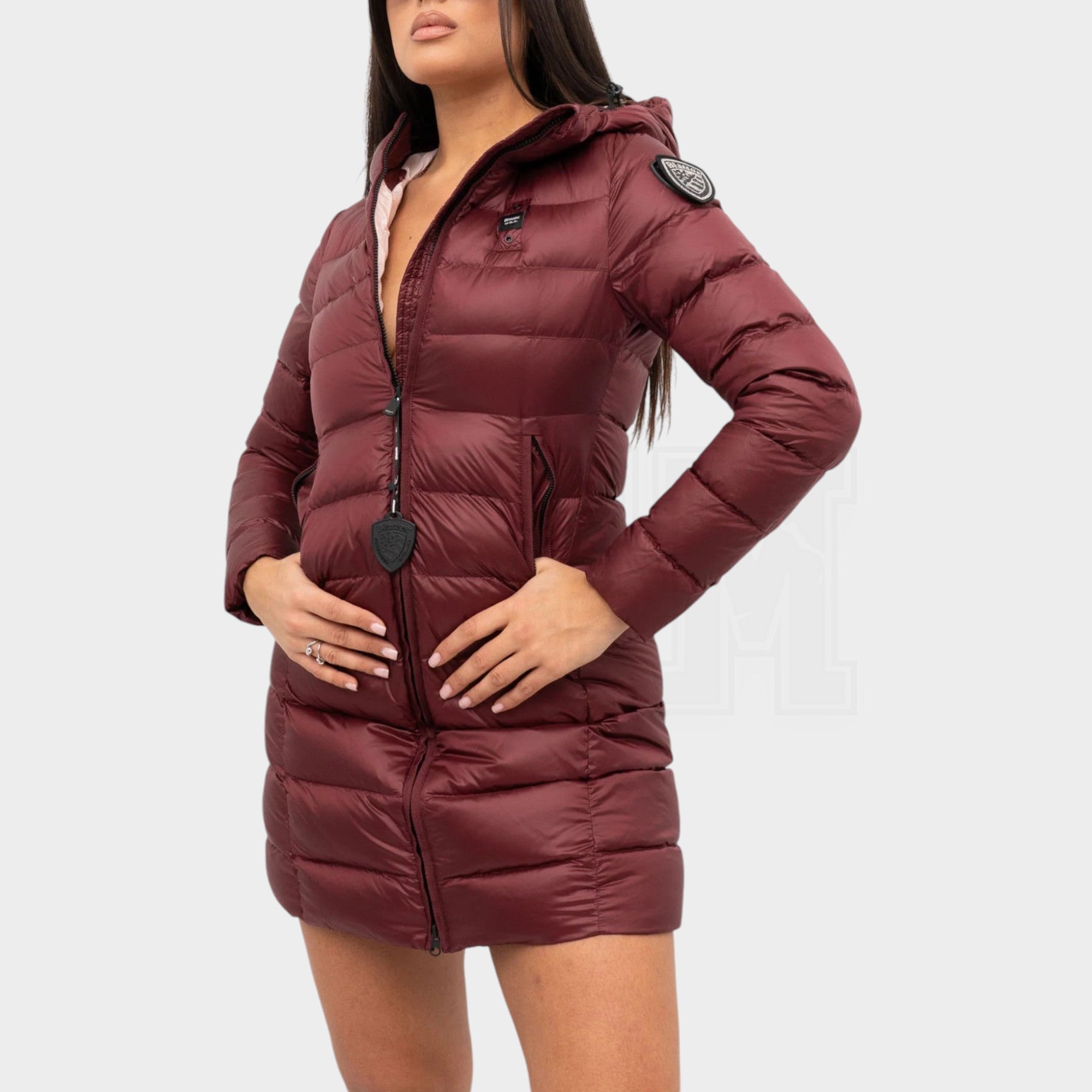 PIUMINO BLAUER LUNGO AGNES