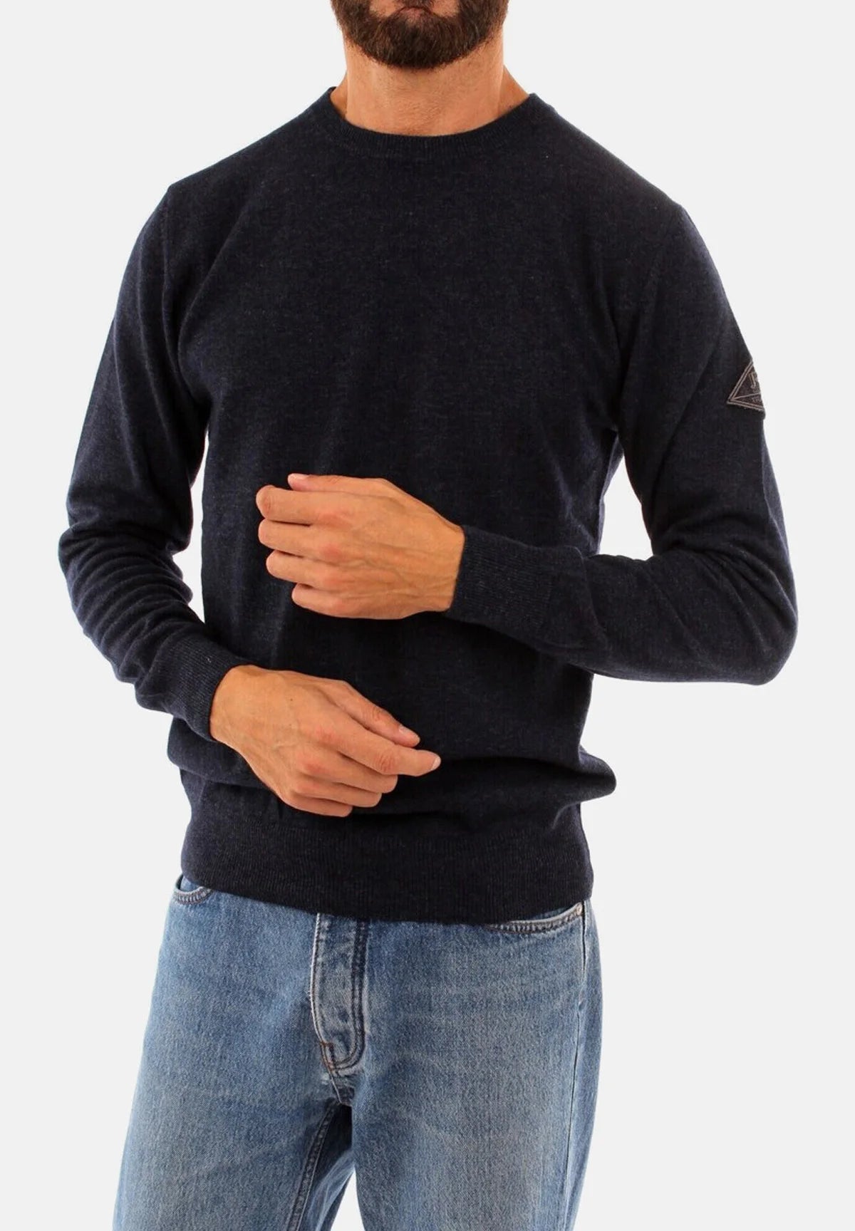 MAGLIA ROY ROGER'S GIROCOLLO COTT.