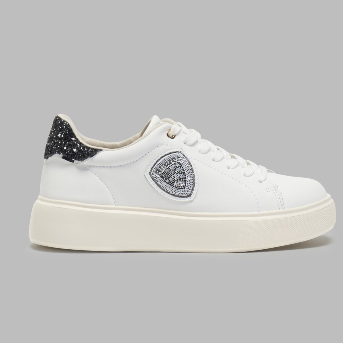 SCARPE BLAUER VENUS FONDO CASSETTA BIANCO NERO