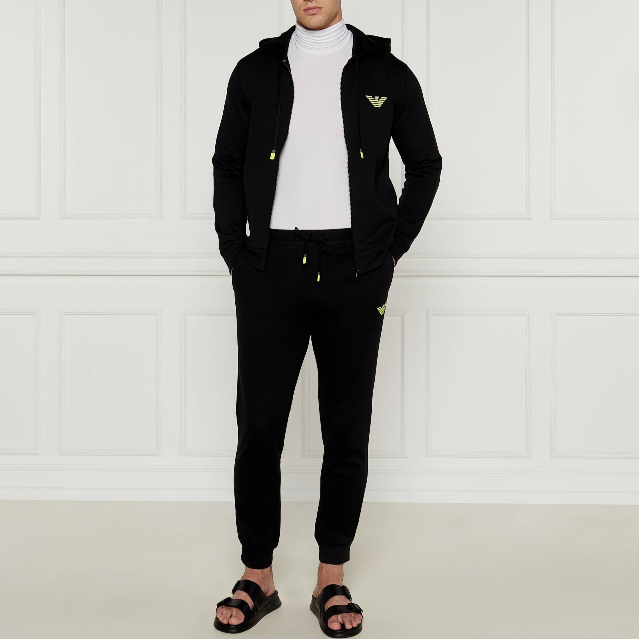 FELPA ARMANI CAPPUCCIO ZIP