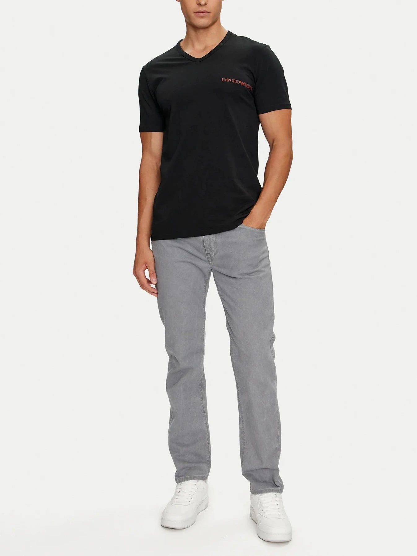 TSHIRT ARMANI SCOLLO V SLIM