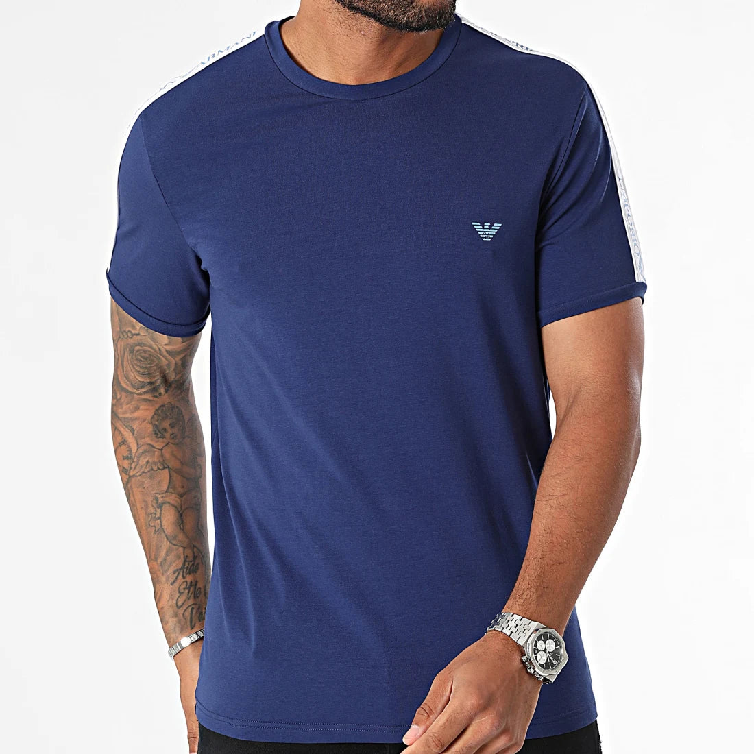 TSHIRT ARMANI CORE LOGO BAND SPALLA