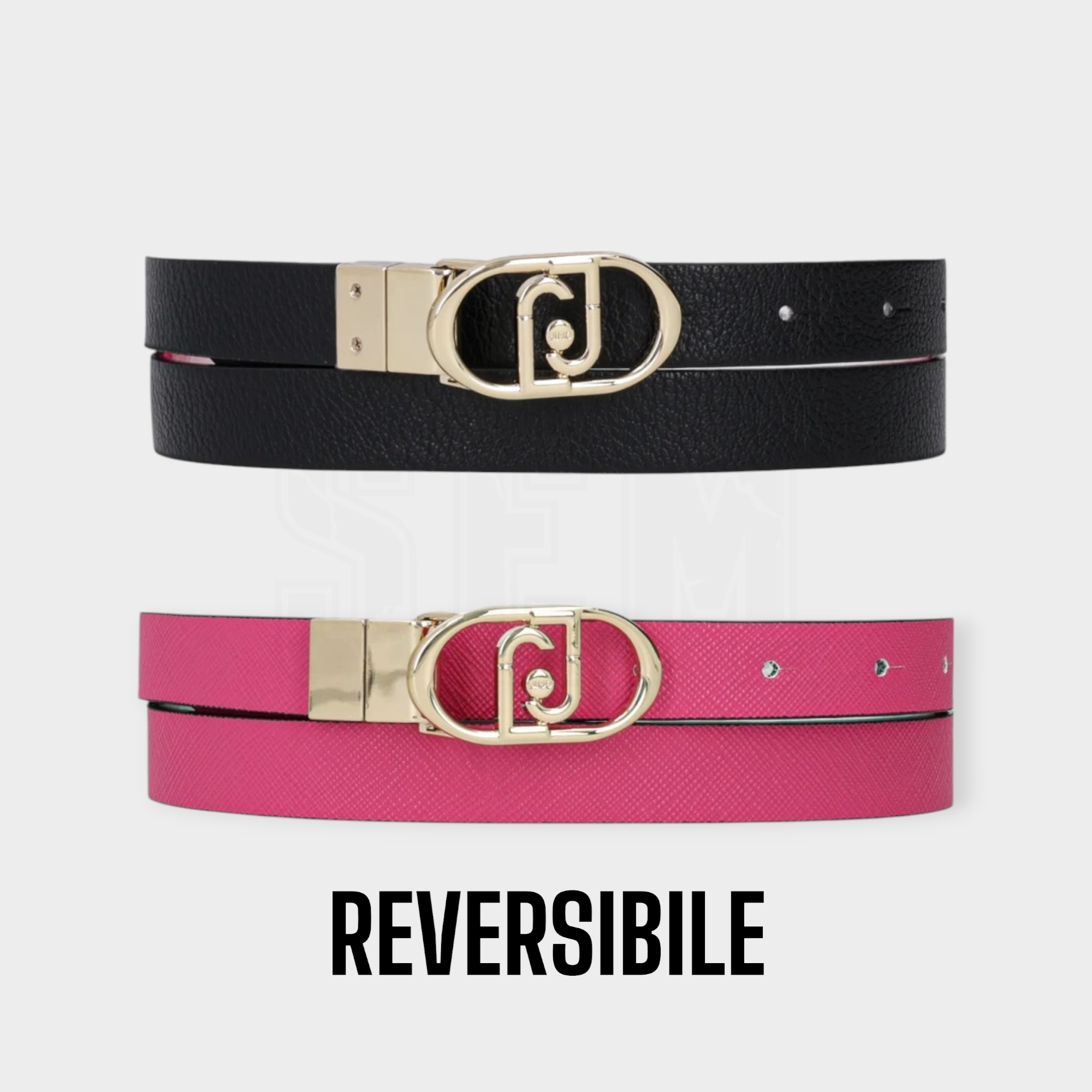CINTURA LIUJO REVERSIBILE 2CM