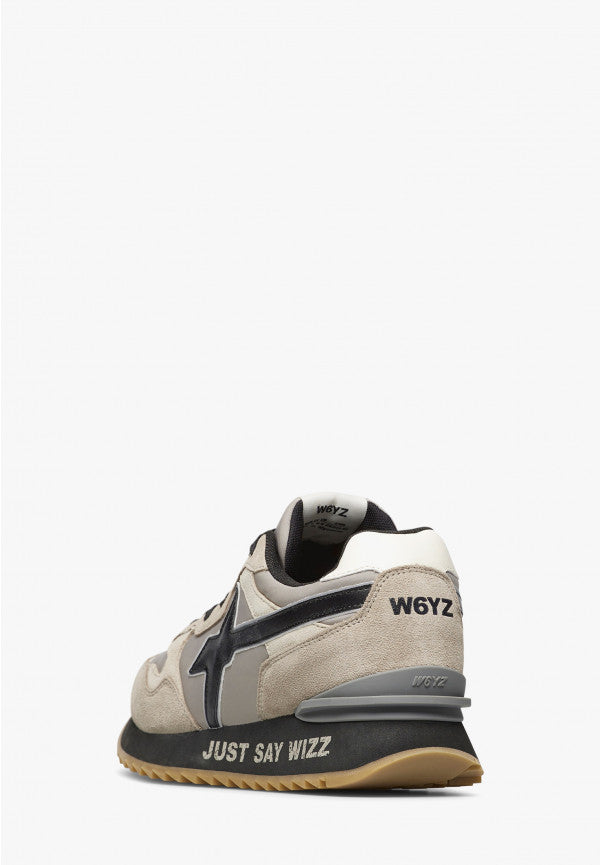 SCARPE WIZZ JUST SAY WIZZ YAK-M. TAUPE BEIGE BLACK