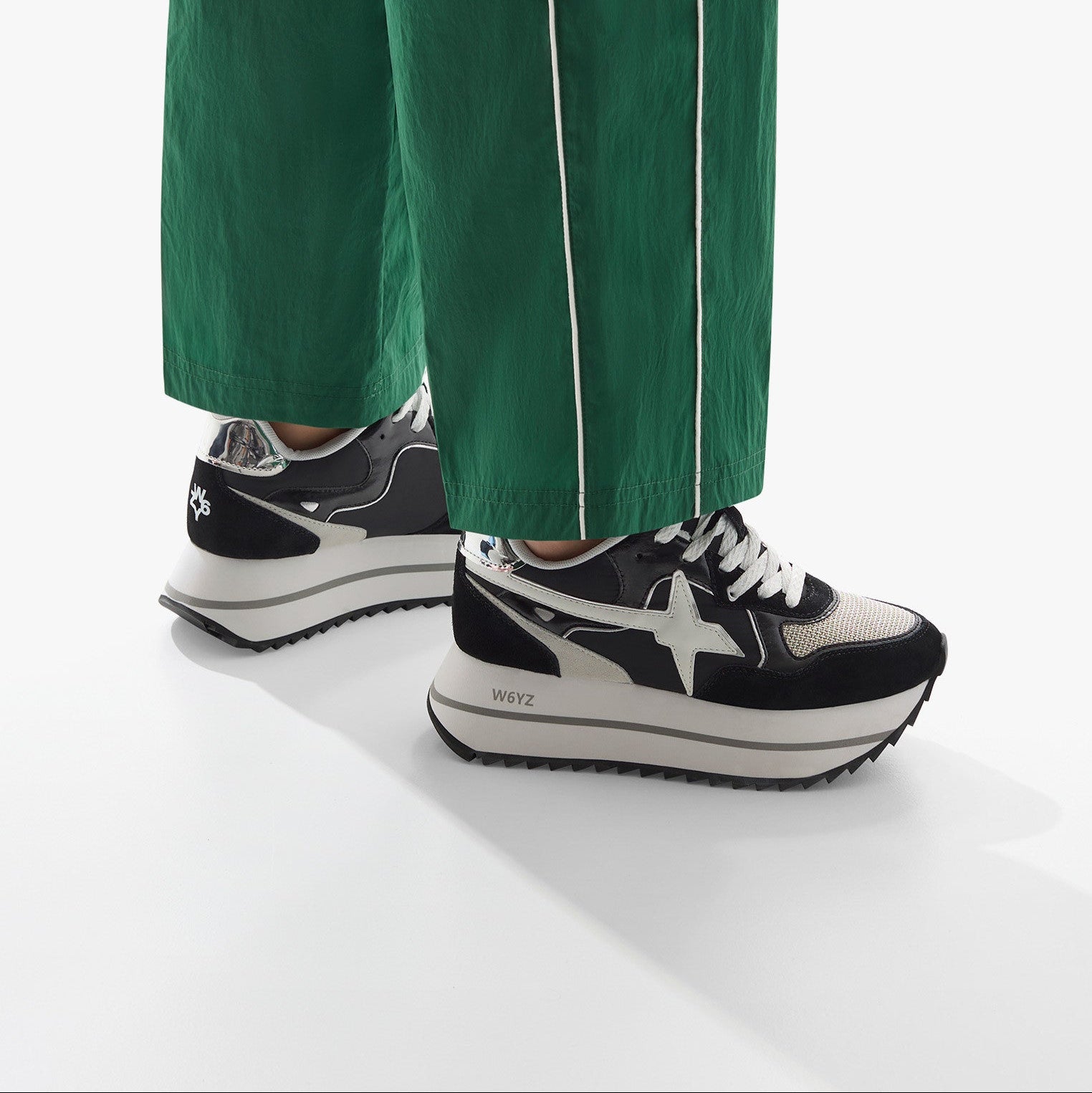 SCARPE WIZZ W6YZ DEVA W NERO SILVER