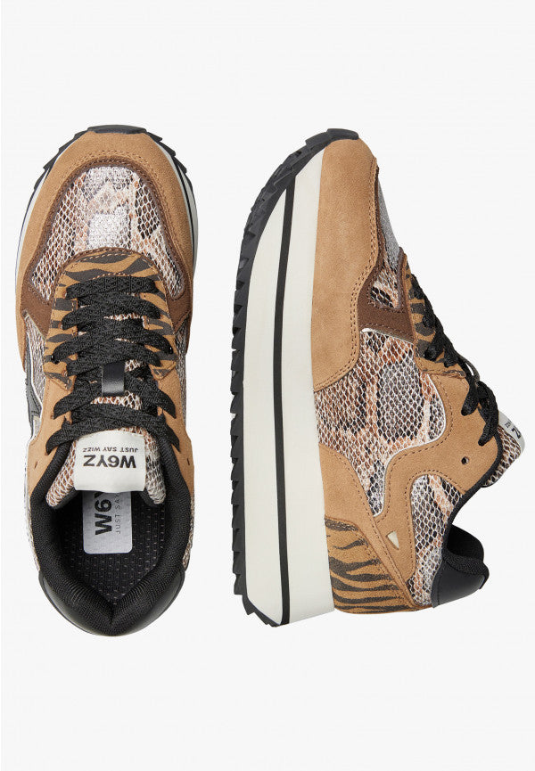 SCARPE WIZZ JUST SAY WIZZ DEVA-W. PYTON MARRONE NERO
