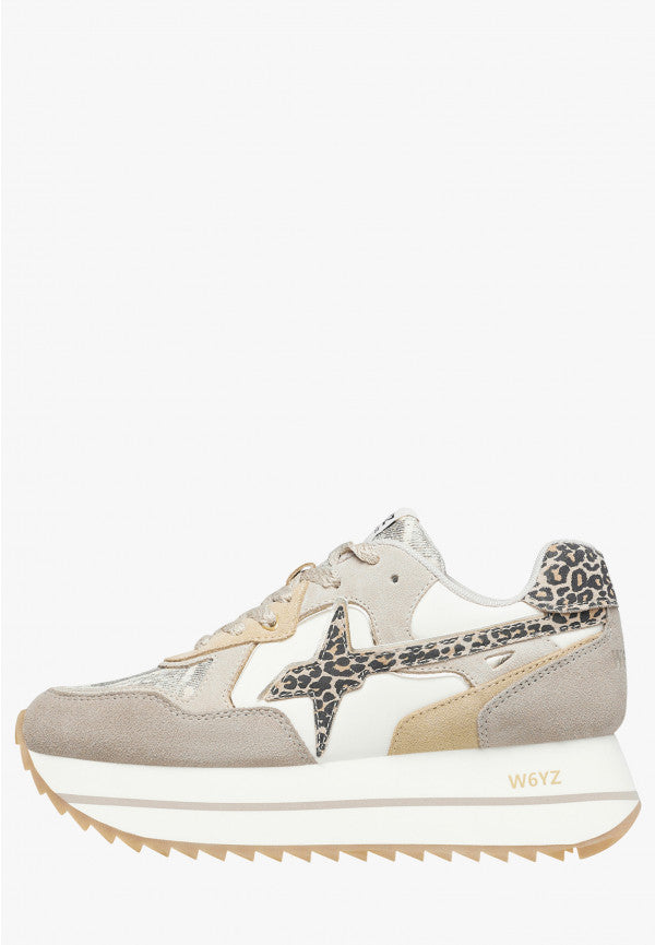SCARPE WIZZ JUST SAY WIZZ DEVA-W. CANVAS TAUPE BEIGE