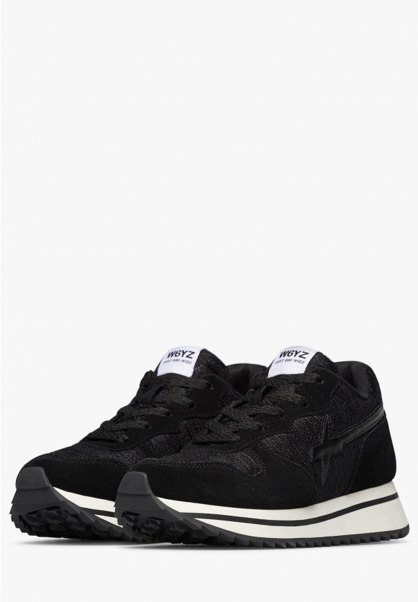 SCARPE WIZZ JUST SAY WIZZ JET-W. SUEDE BLACK