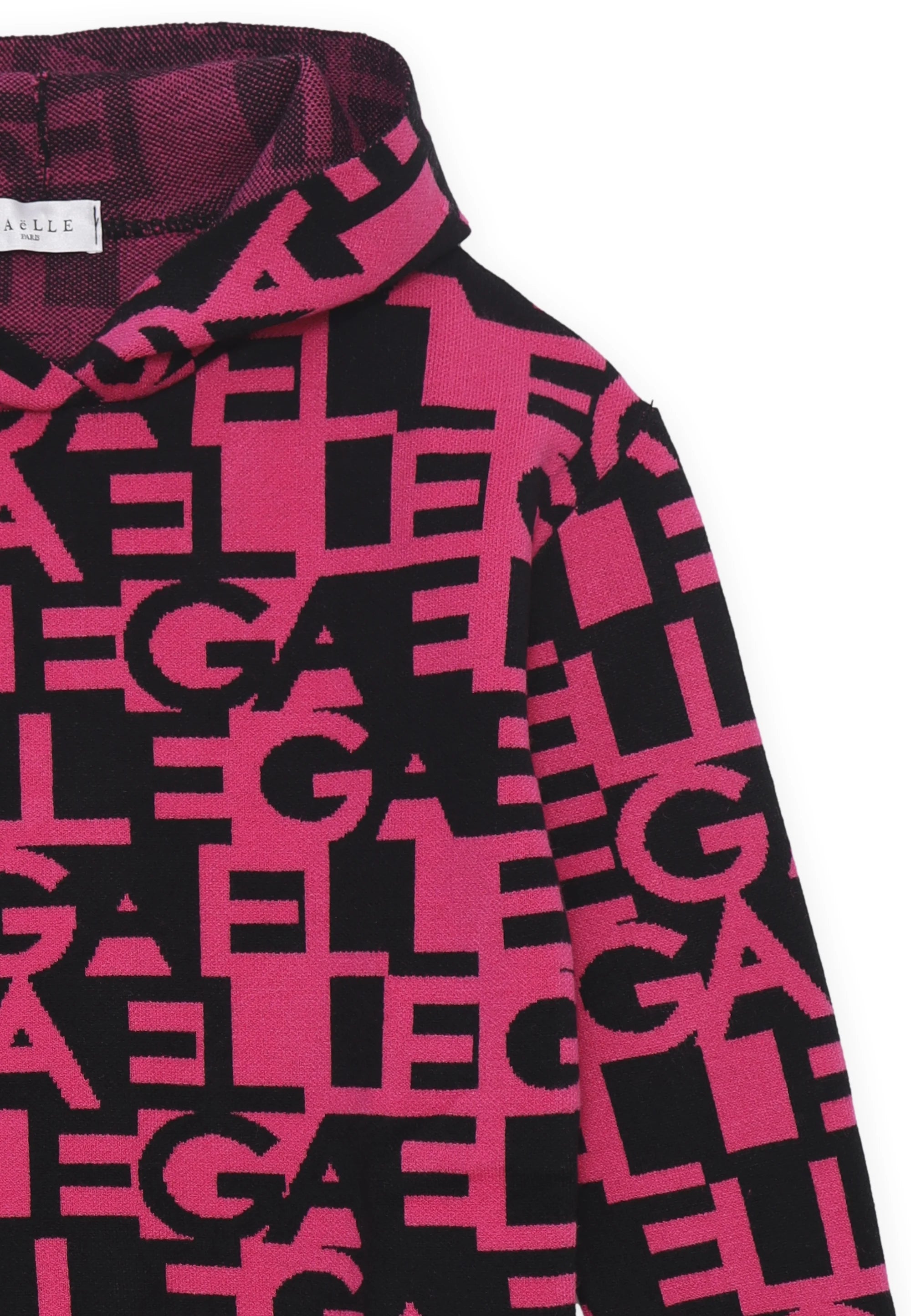 ABITO GAELLE ML MULTI LOGO CONTRASTO CAPPUCCIO