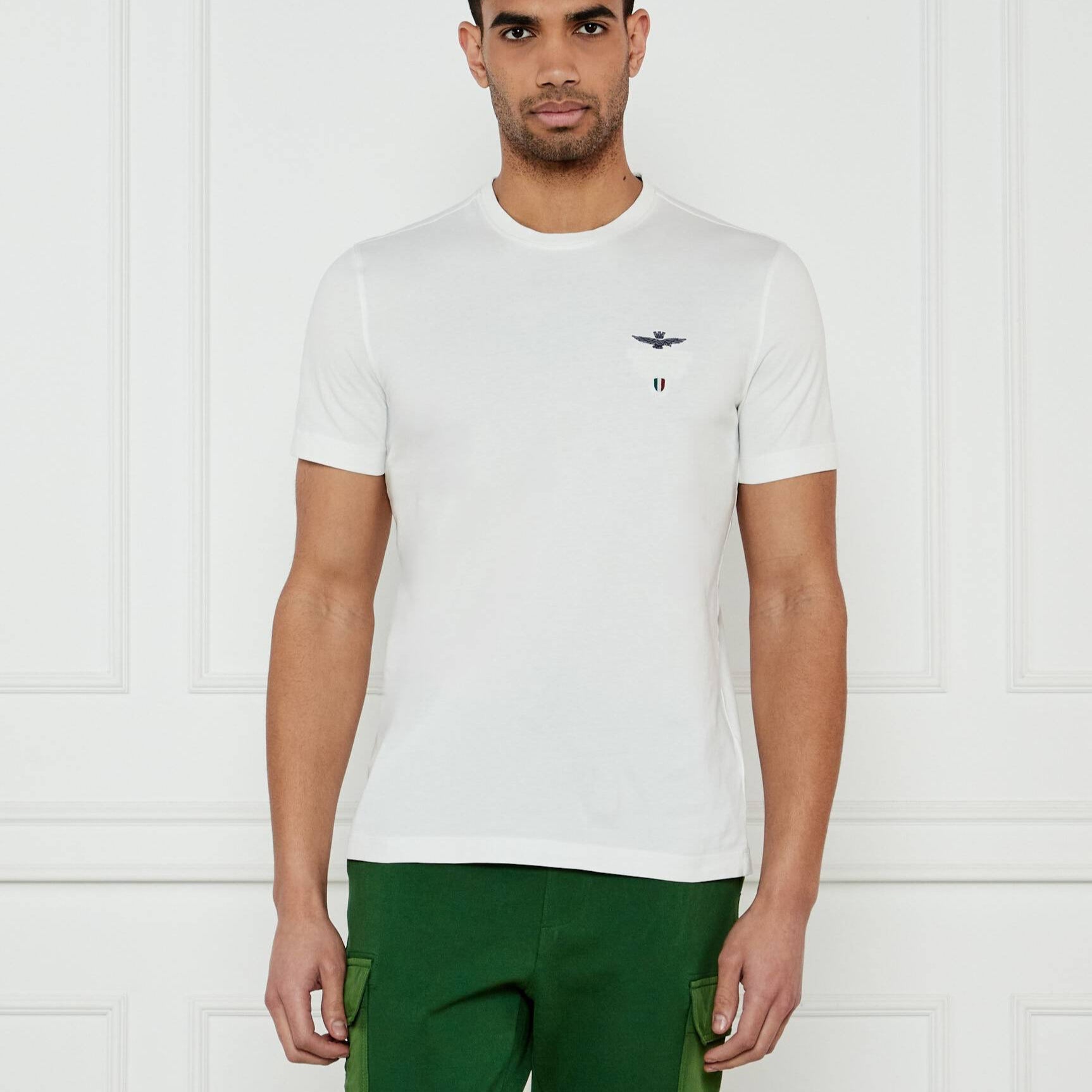 TSHIRT AERONAUTICA MILITARE LOGO SCHIENA
