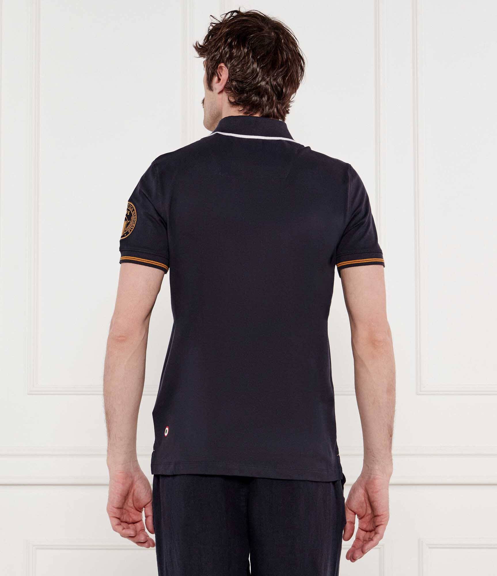 POLO AERONAUTICA MILITARE CONTRASTO LOGO