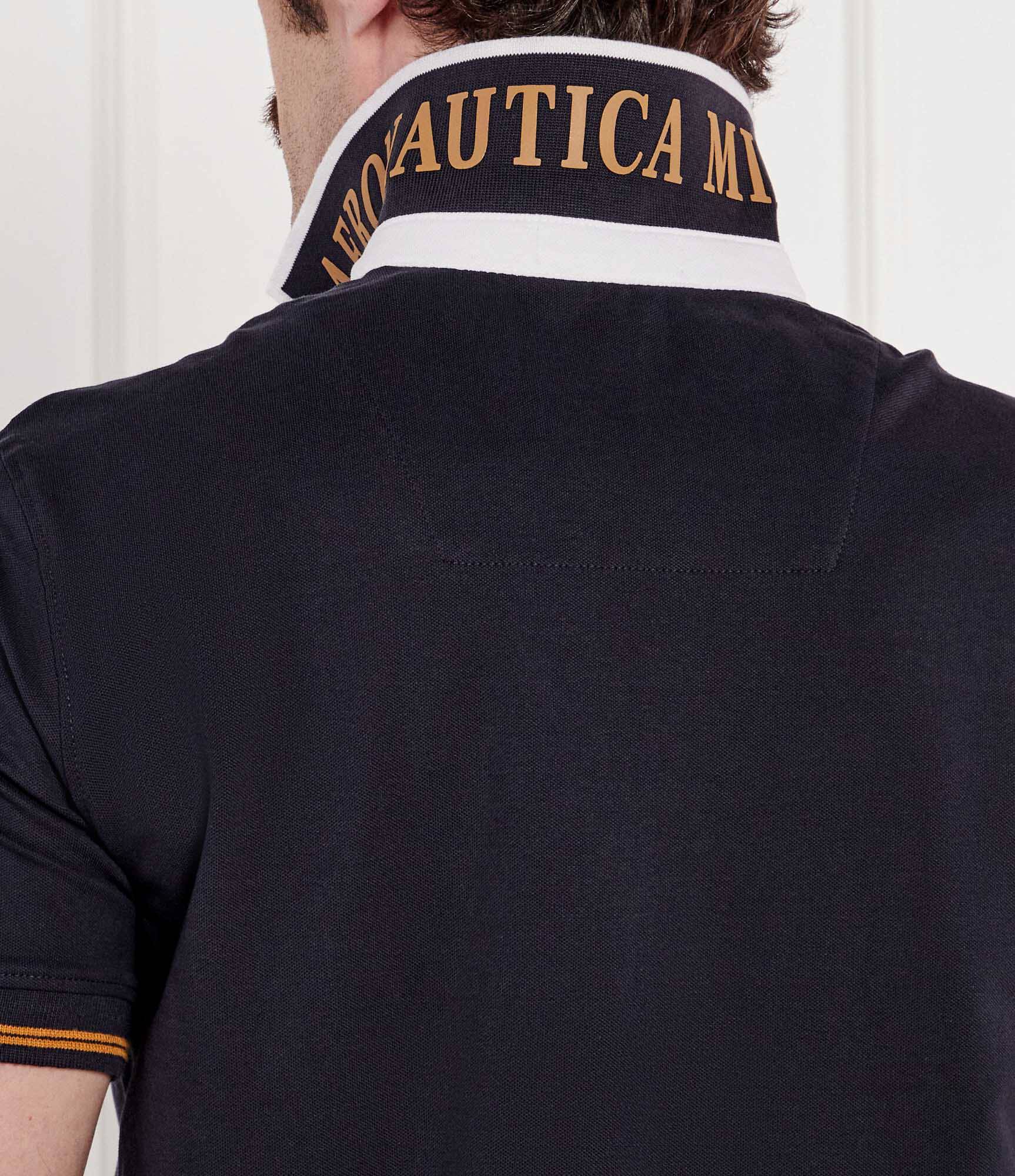 POLO AERONAUTICA MILITARE CONTRASTO LOGO