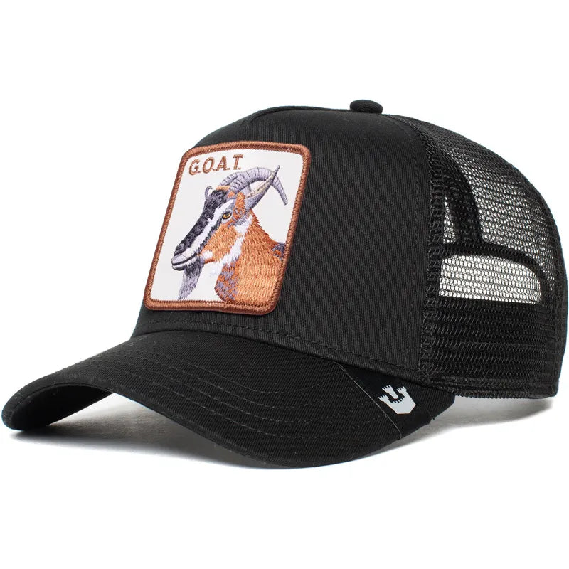 CAPPELLO GOORIN BROS FARM TRUCKER GOAT NERO