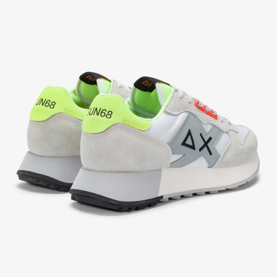 SCARPE SUN68 JAKI 2.0 FLUO BIANCO