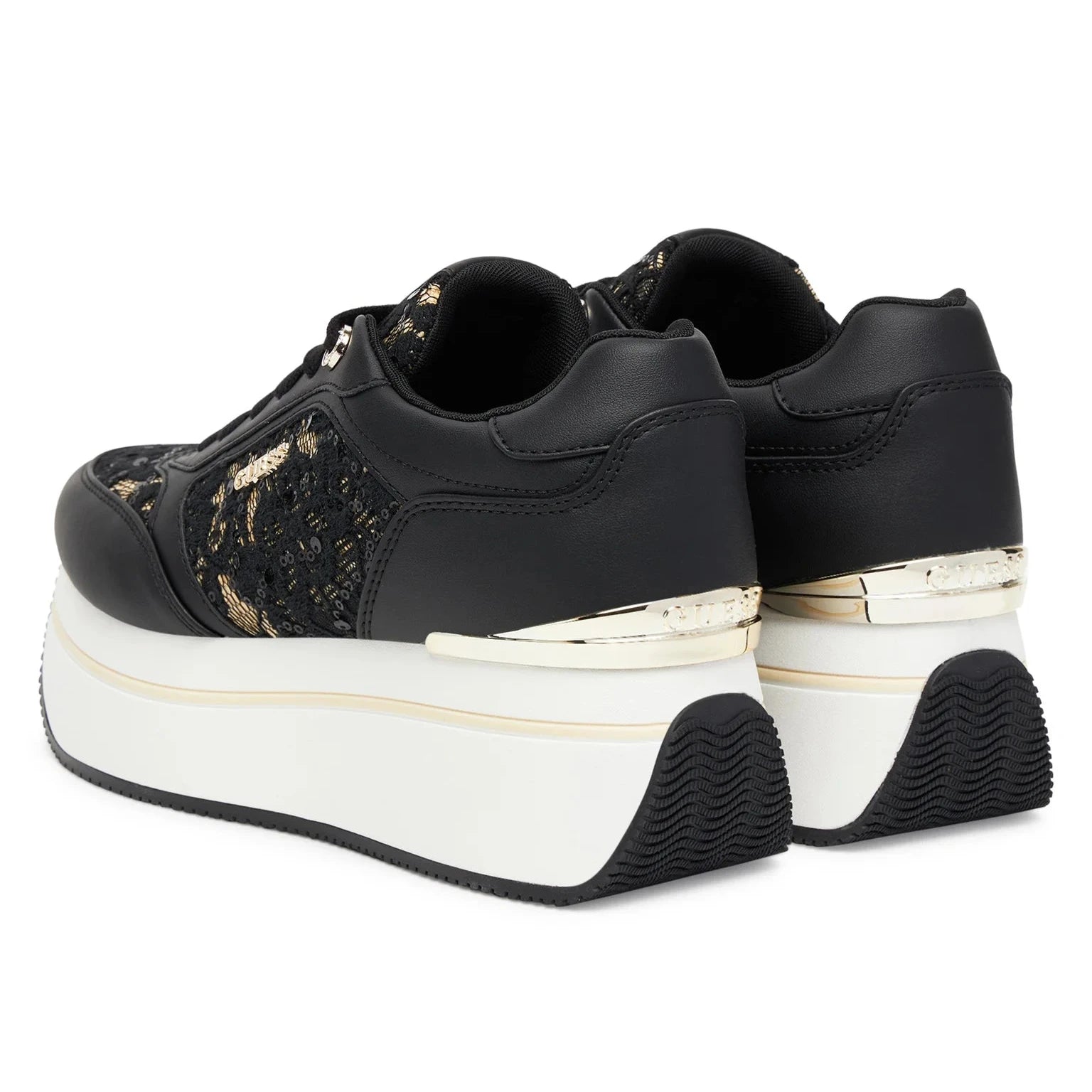 SCARPE GUESS CAMRIO8 PLATFORM NERO