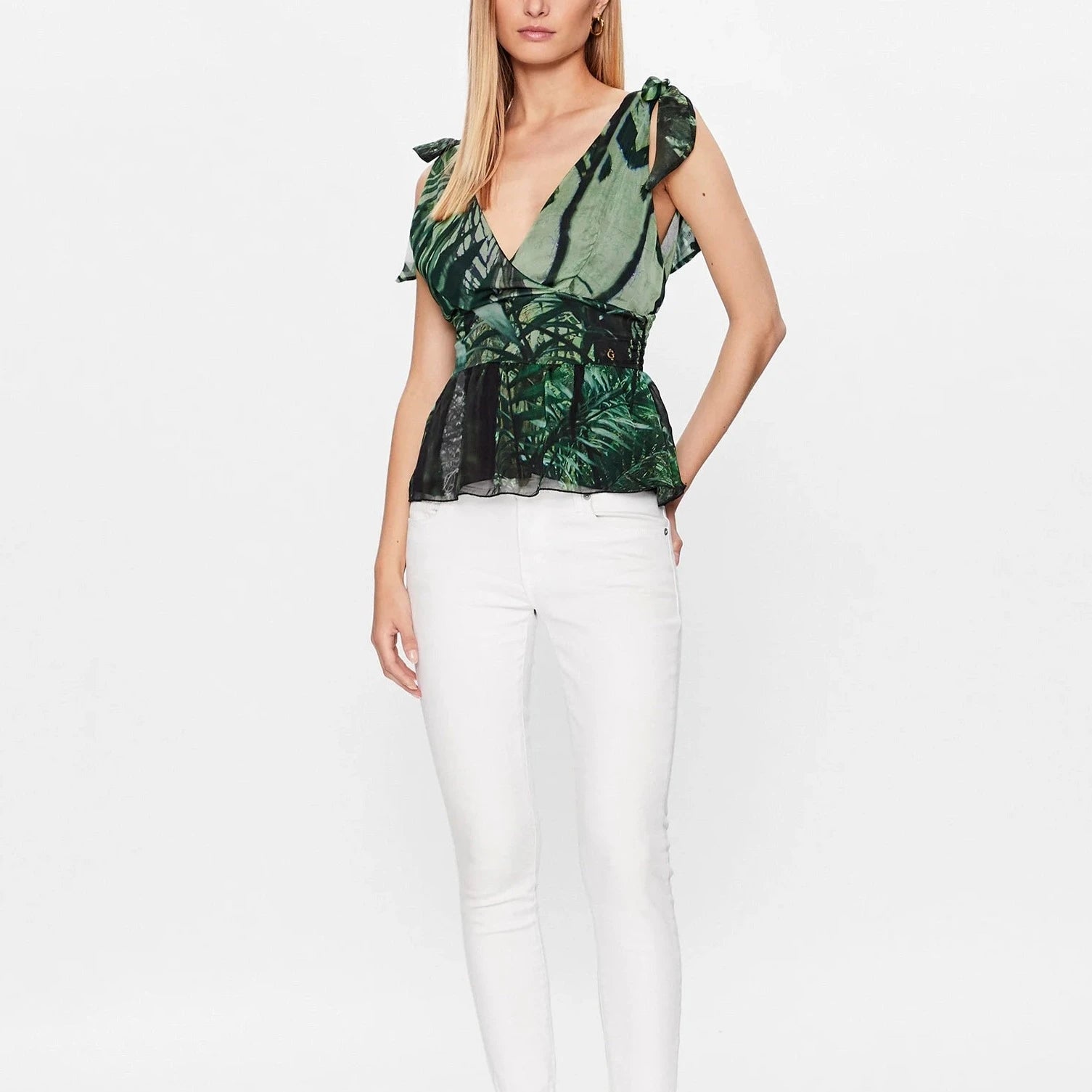 TOP GUESS CHIFFON ROXAN TOP