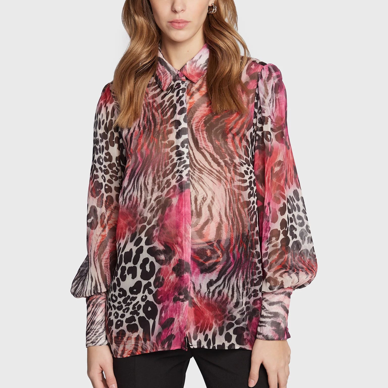 CAMICIA GUESS RAVER CHIFFON TOP
