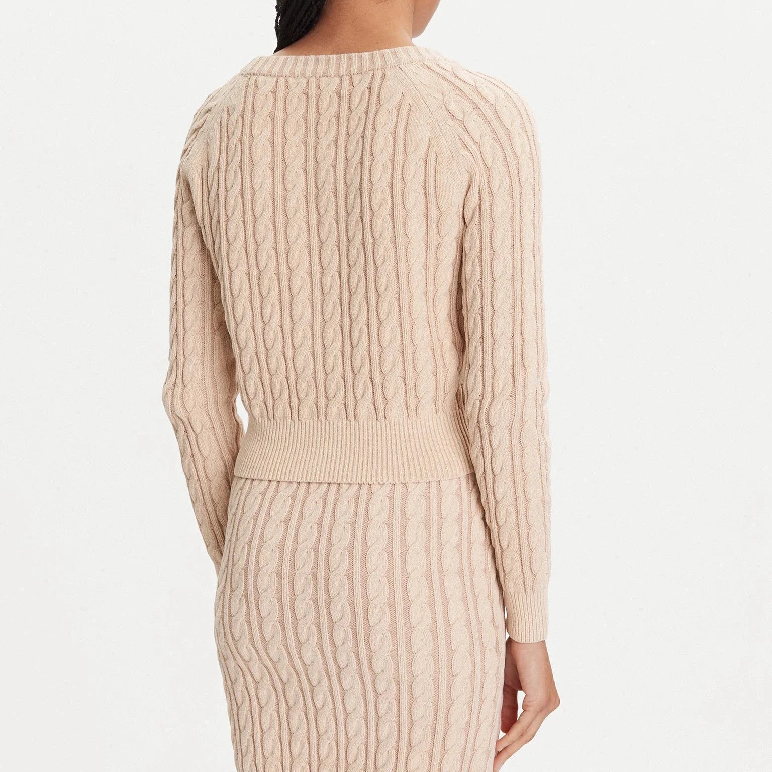 CARDI GUESS GISELLE CON LAVORAZIONE TRECCE