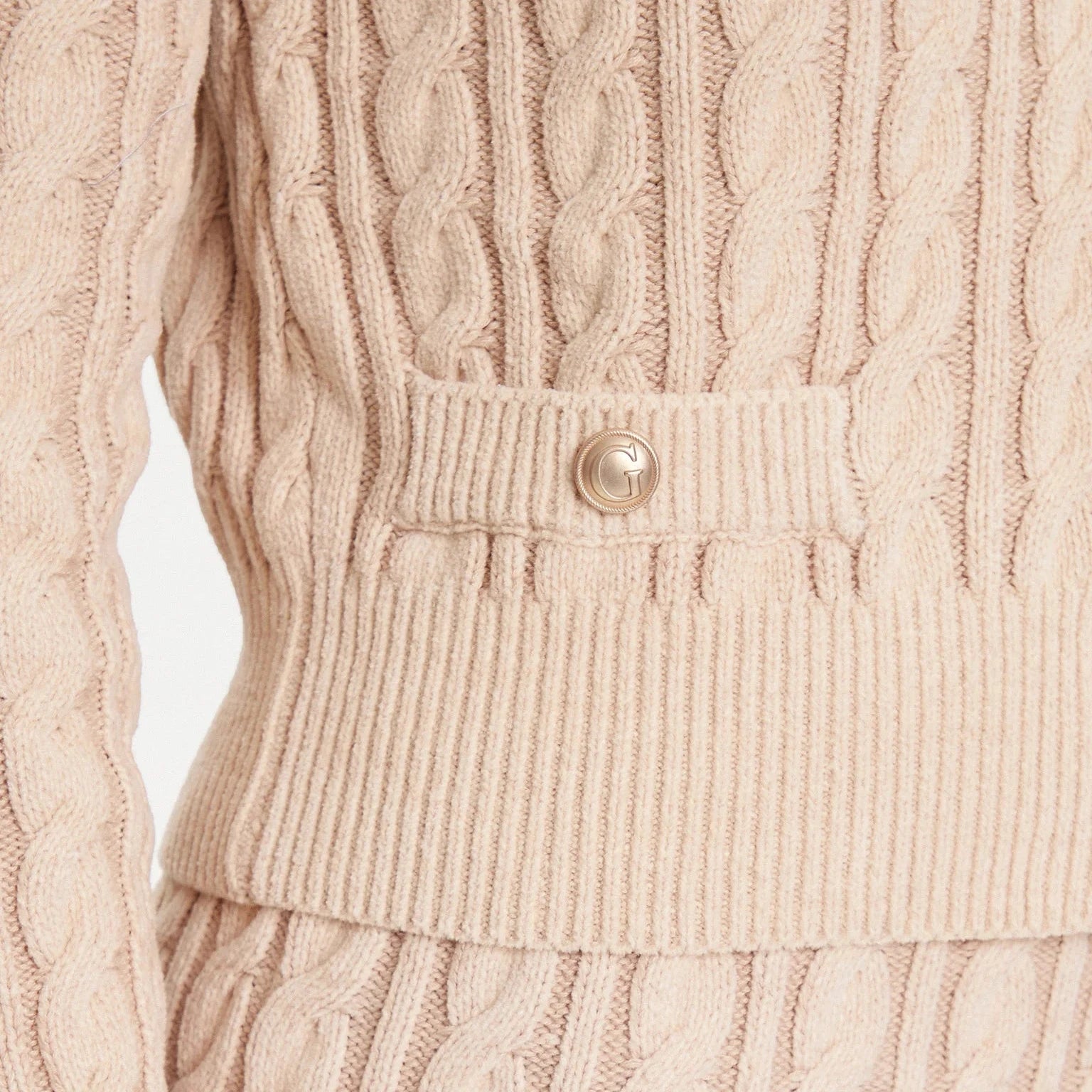 CARDI GUESS GISELLE CON LAVORAZIONE TRECCE