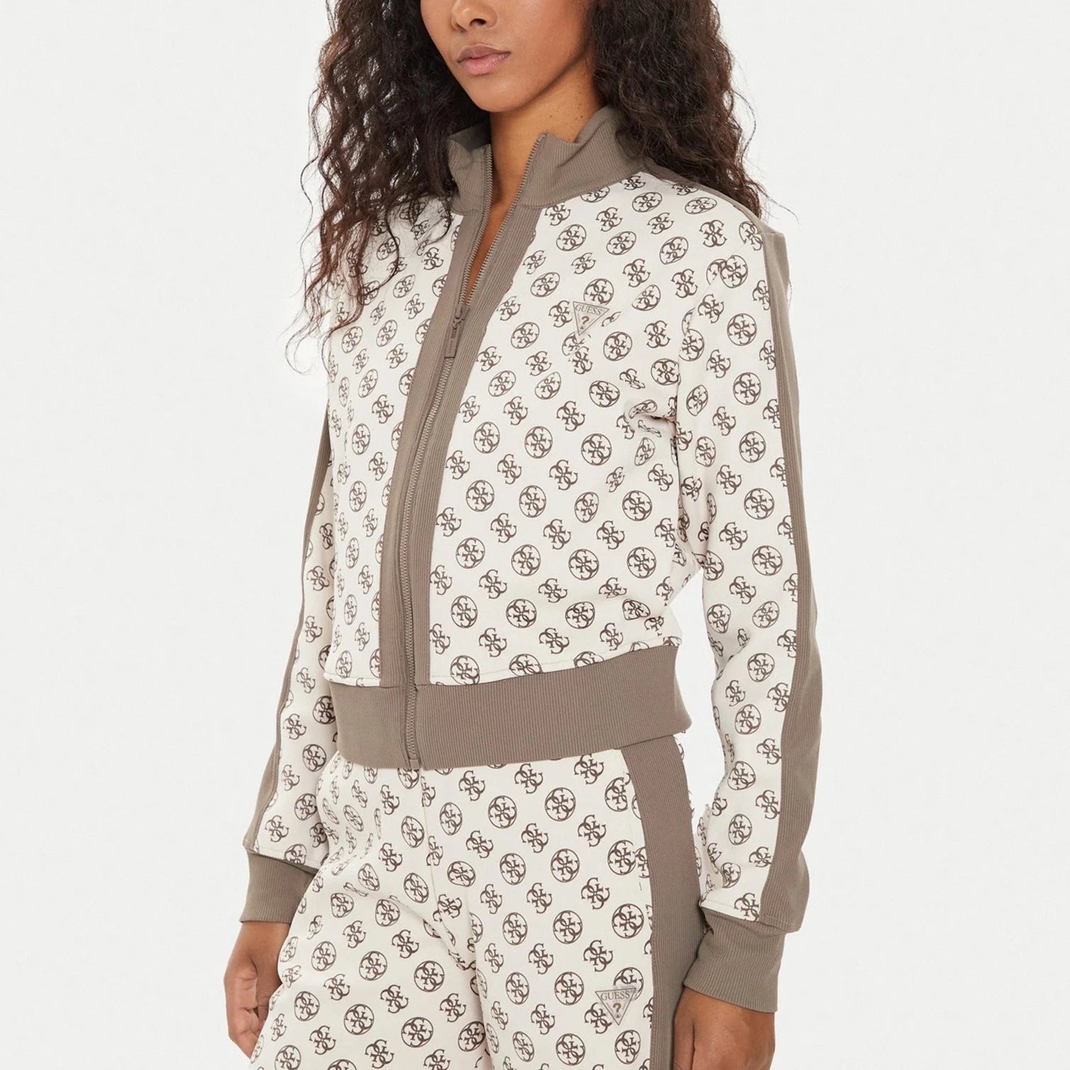 FELPA GUESS ELEA CON COLLO ALZATO