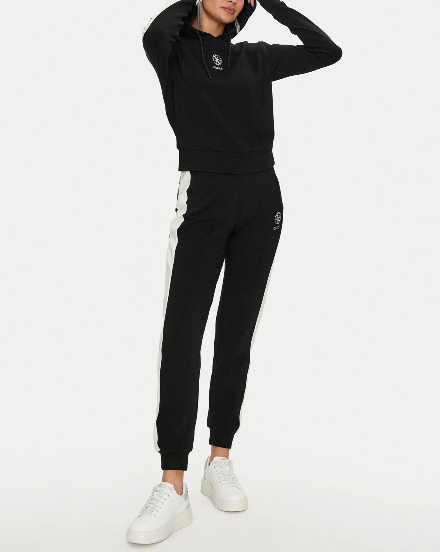 FELPA GUESS ELEA CON CAPPUCCIO