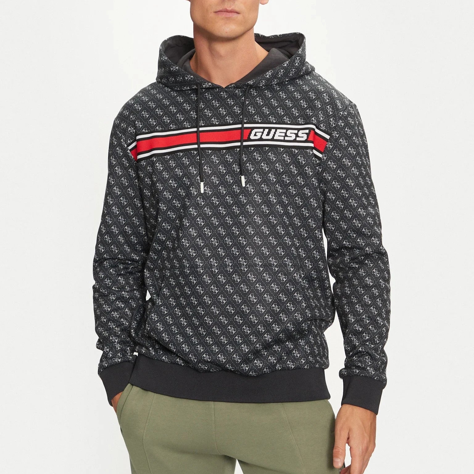 FELPA GUESS NEW KORBIN CON CAPPUCCIO