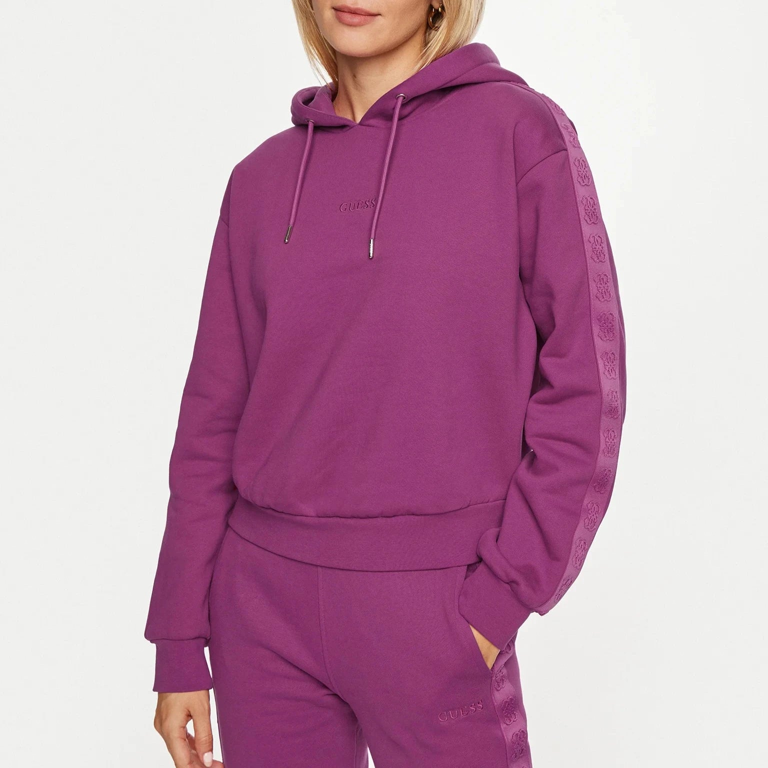 FELPA GUESS STACIE GIROCOLLO ML
