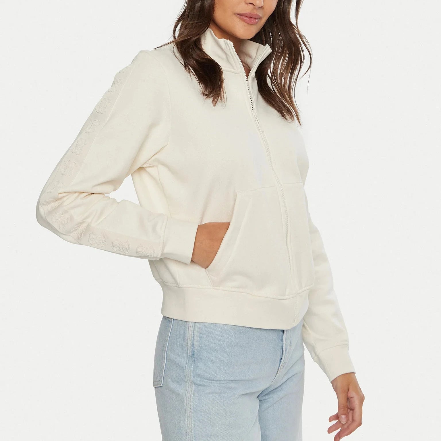 FELPA GUESS STACIE FULLZIP ML