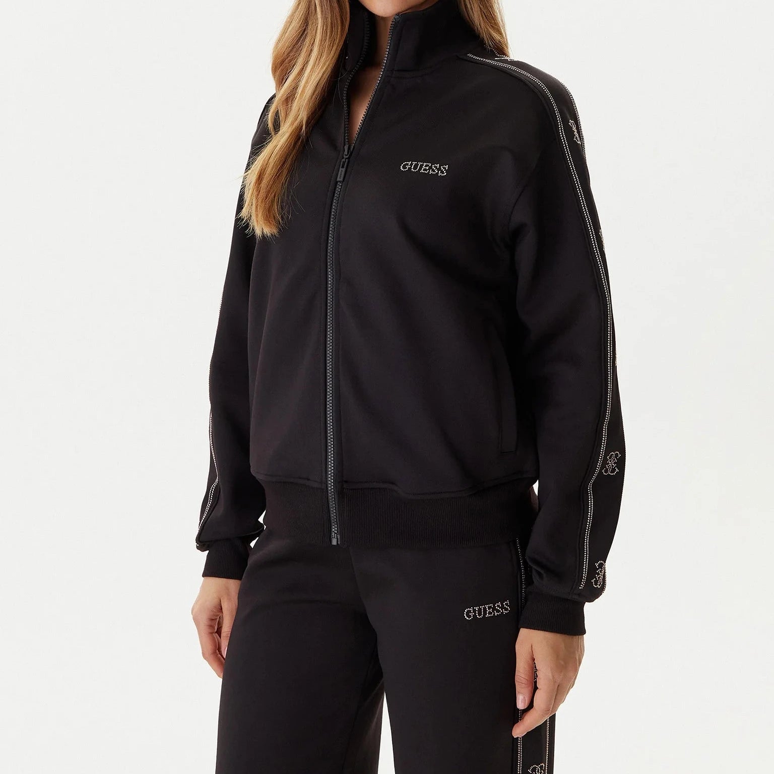 FELPA GUESS OCTAVIA FULL ZIP