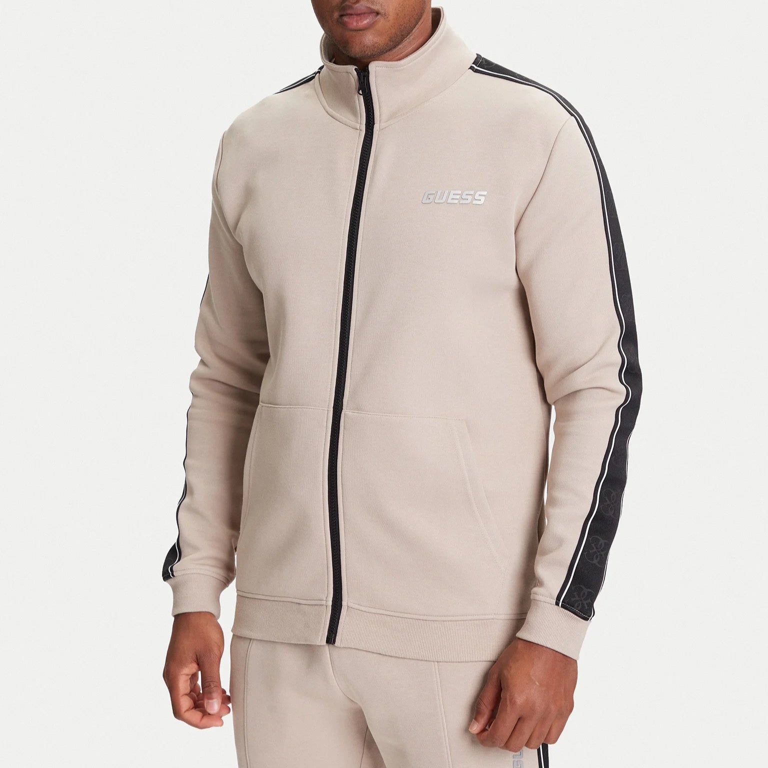 FELPA GUESS MICKEY FULL ZIP BANDA 4G