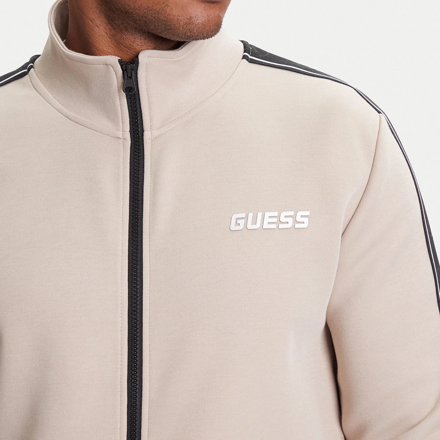 FELPA GUESS MICKEY FULL ZIP BANDA 4G