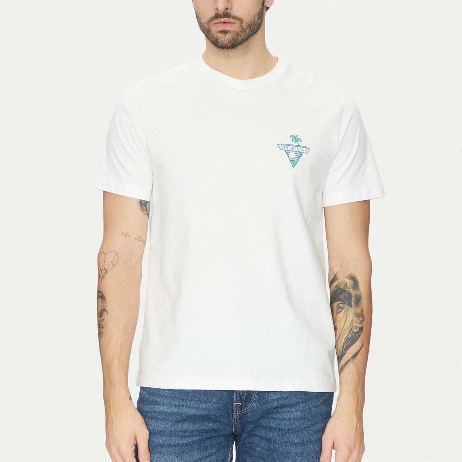 TSHIRT GUESS GJ PALM TRIANGLE REG