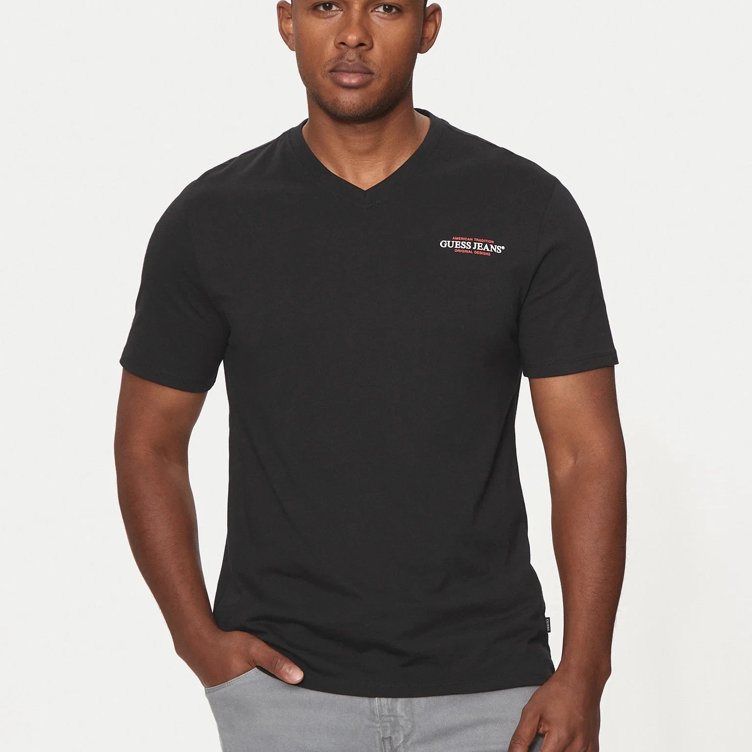 TSHIRT GUESS GJ AMERICAN SLIM TR TEE