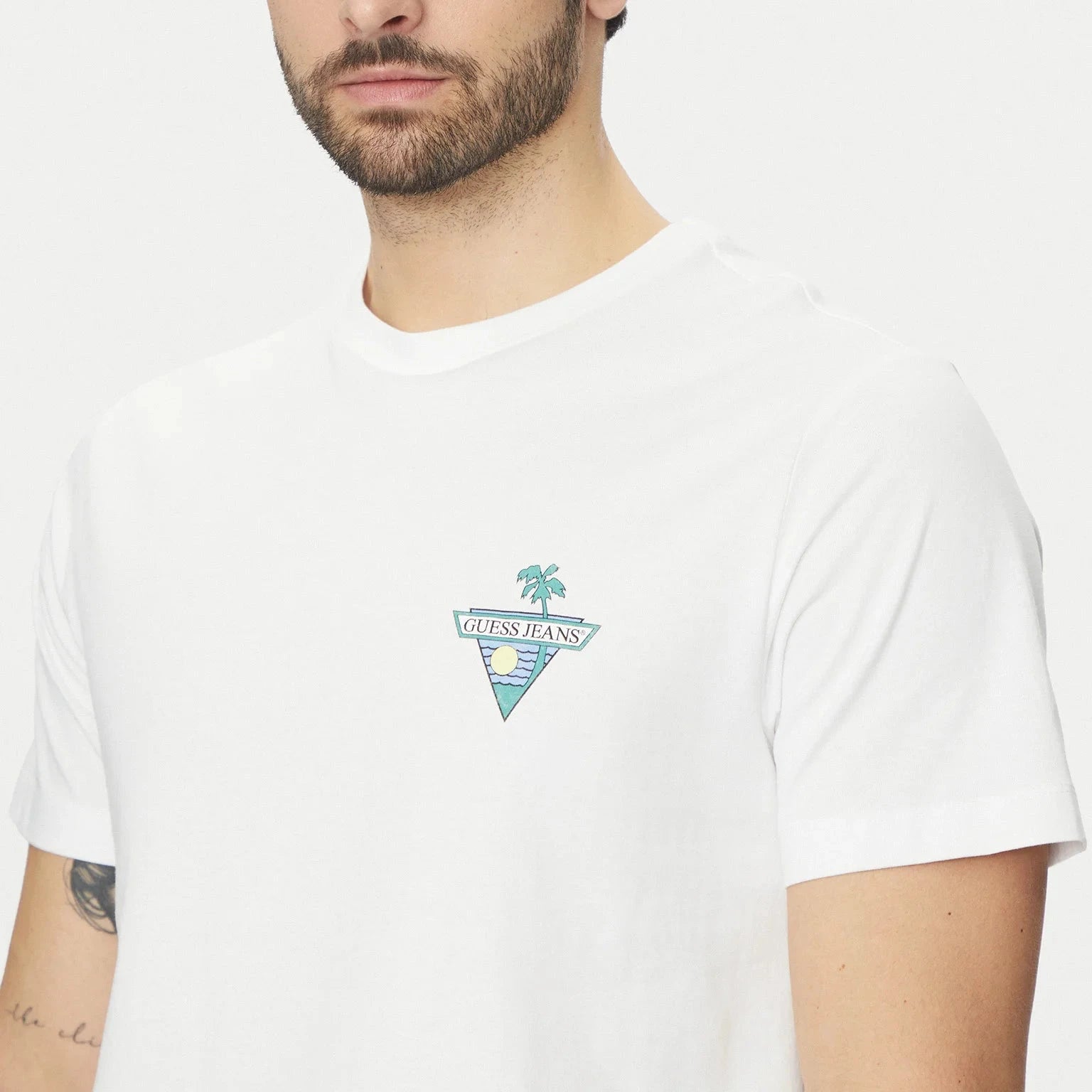 TSHIRT GUESS GJ PALM TRIANGLE REG