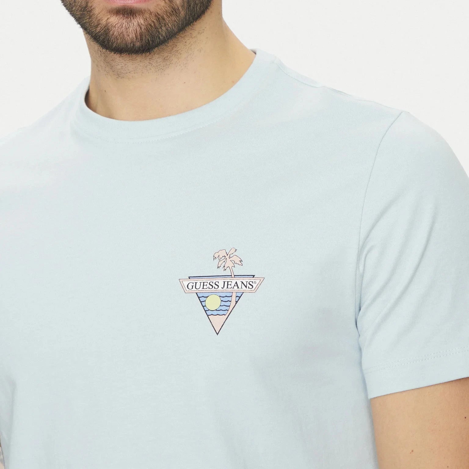 TSHIRT GUESS GJ PALM TRIANGLE REG