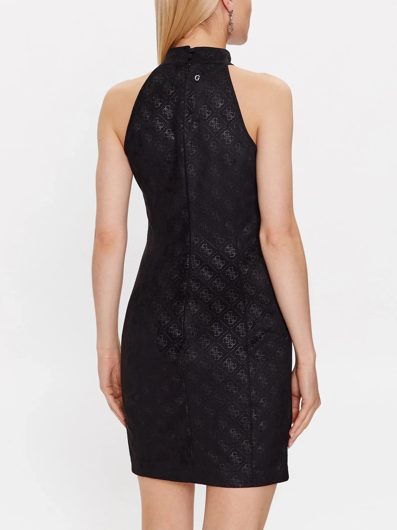 VESTITO GUESS NAOMI EFFETTO CAMOSCIO 4G ALL OVER 84