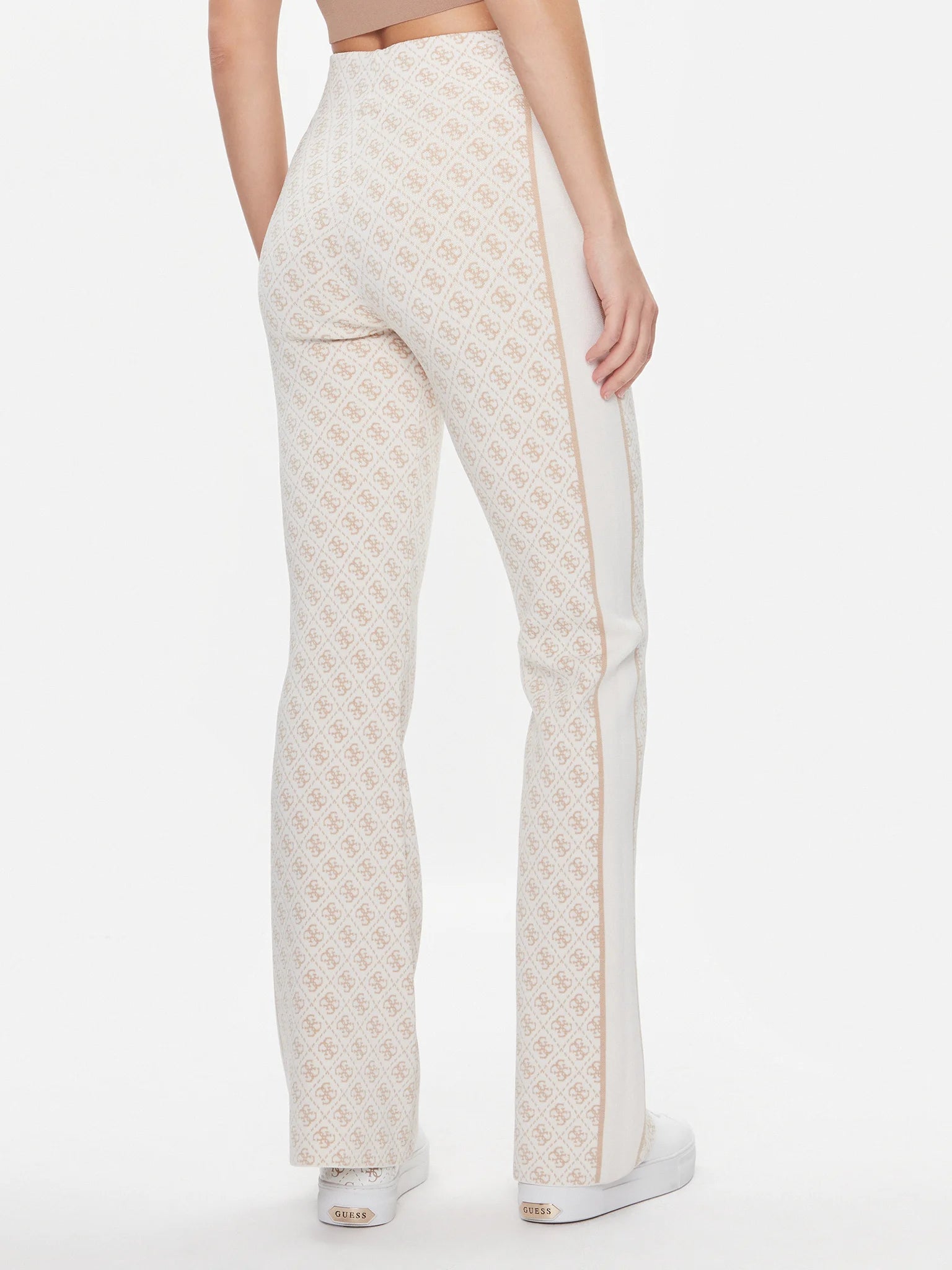 PANTALONE GUESS LISE 4G LOGO IN MAGLIA