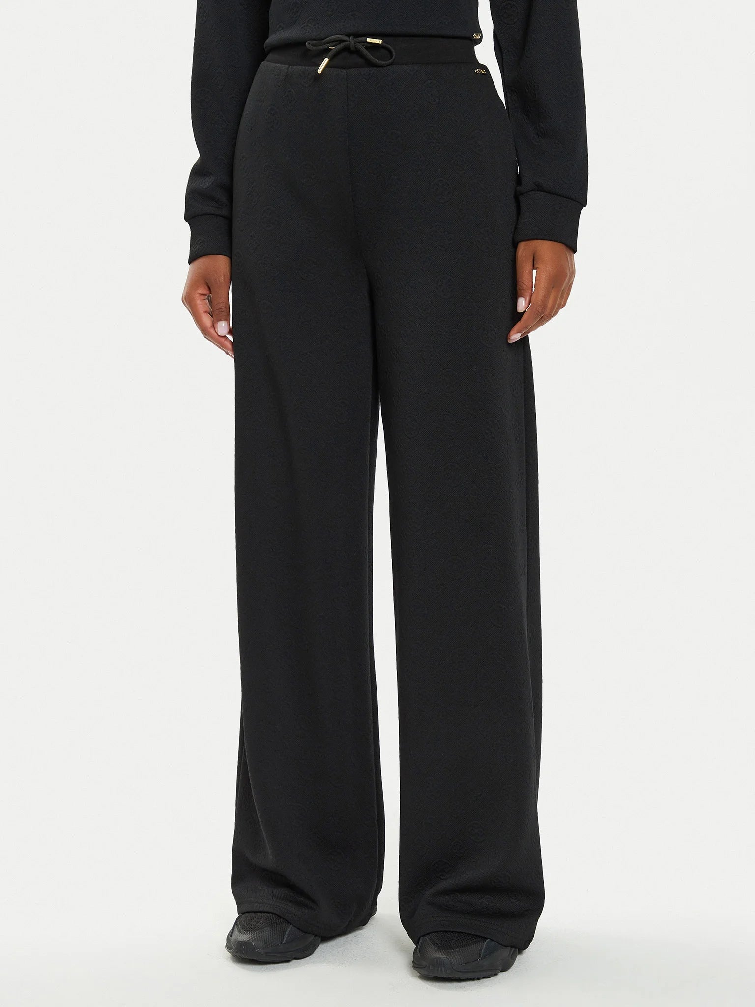 PANTALONE GUESS PEONY LOGO STRAIGHT LEG