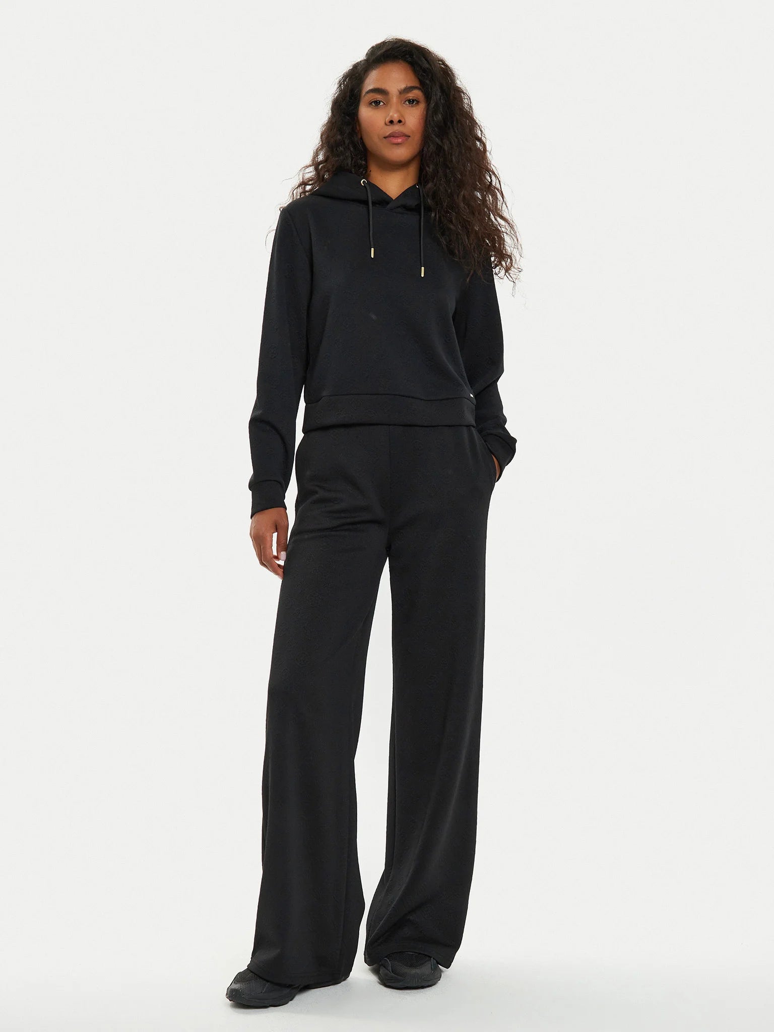 PANTALONE GUESS PEONY LOGO STRAIGHT LEG