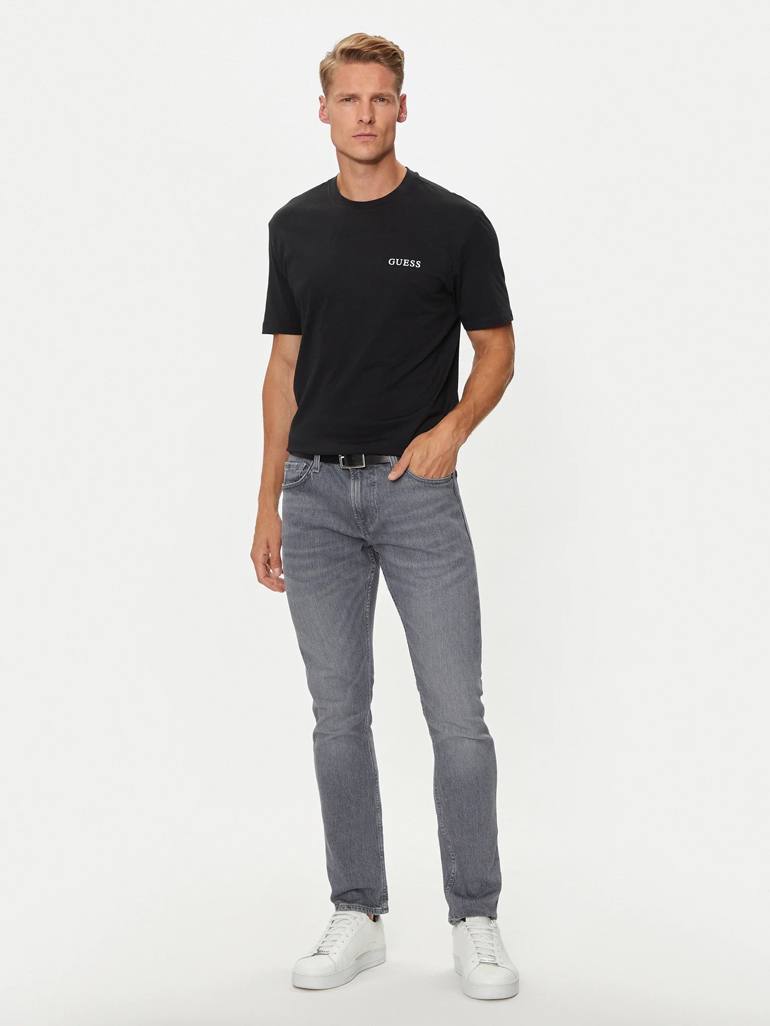 TSHIRT GUESS BASIC MINILOGO GUESS REGULAR FIT