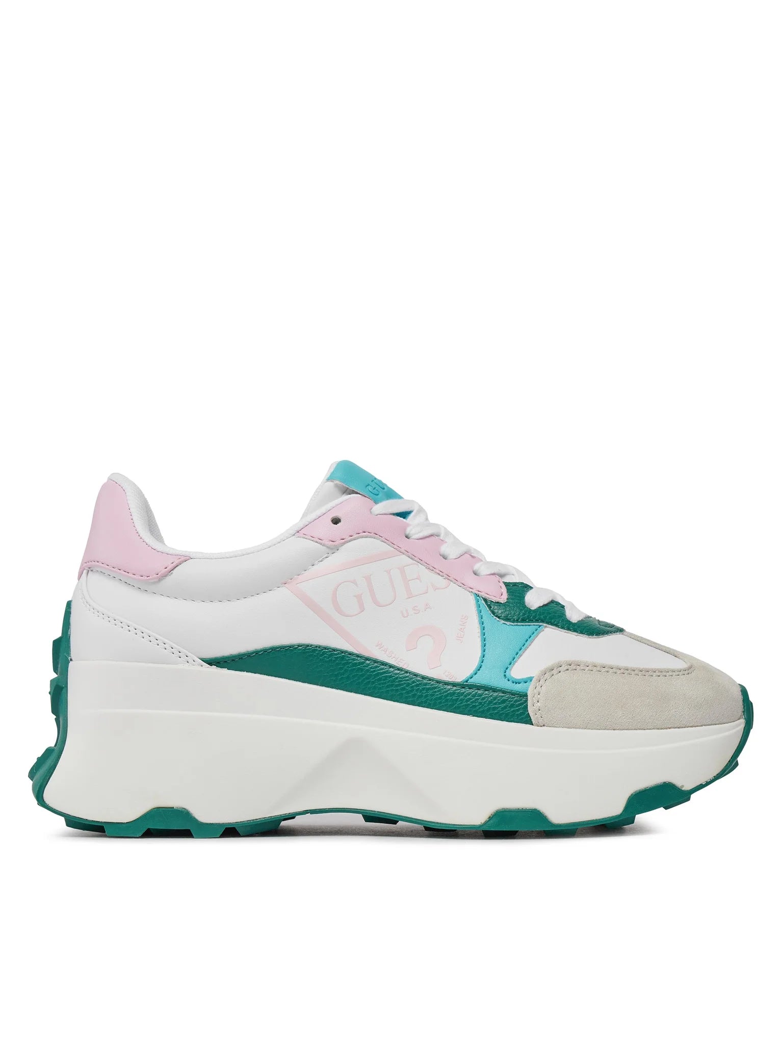 SCARPE GUESS CALEBB7 BIANCO GRIGIO