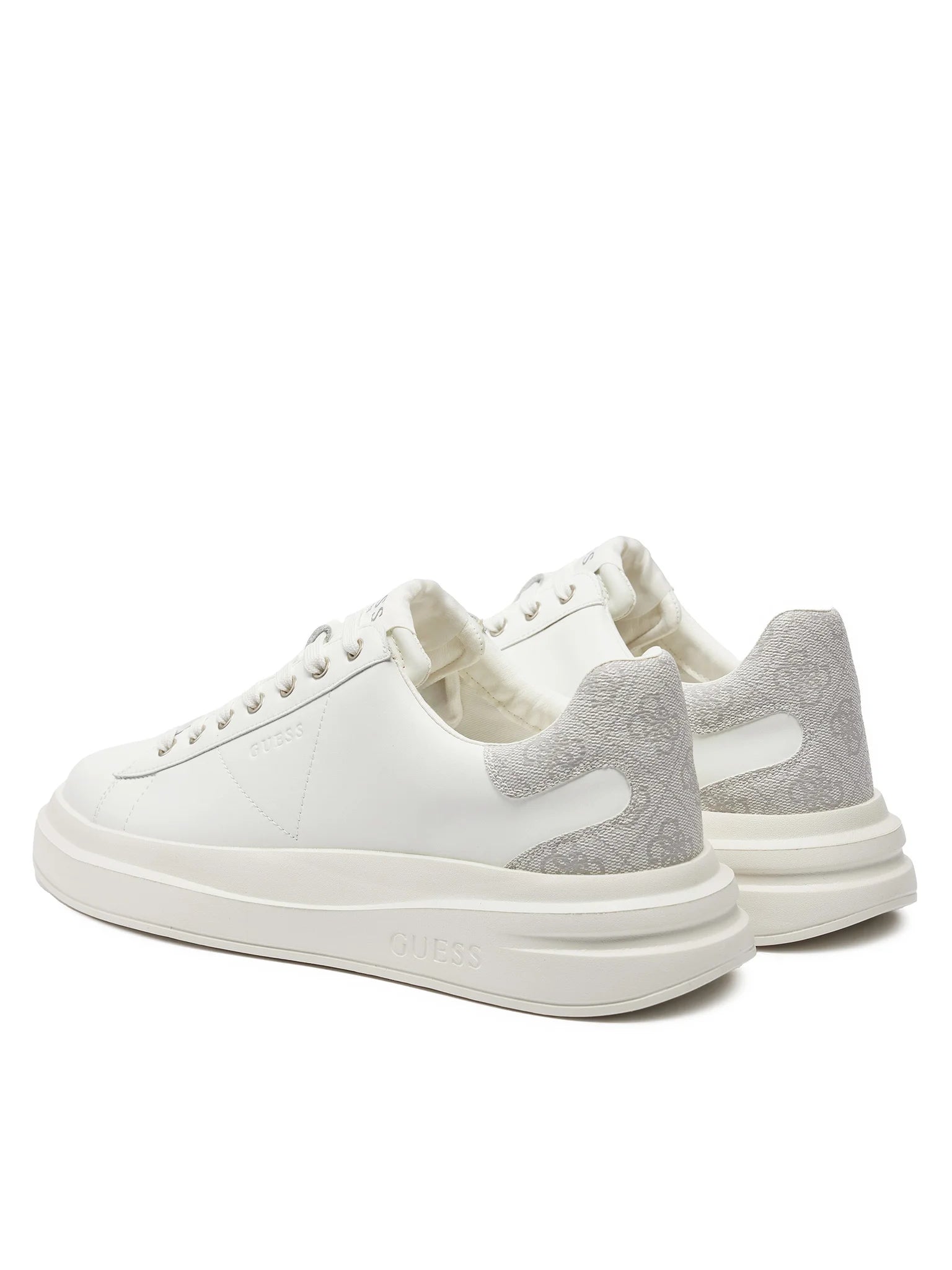 SCARPE GUESS ELBA FONDO CASSETTA BIANCO GREY