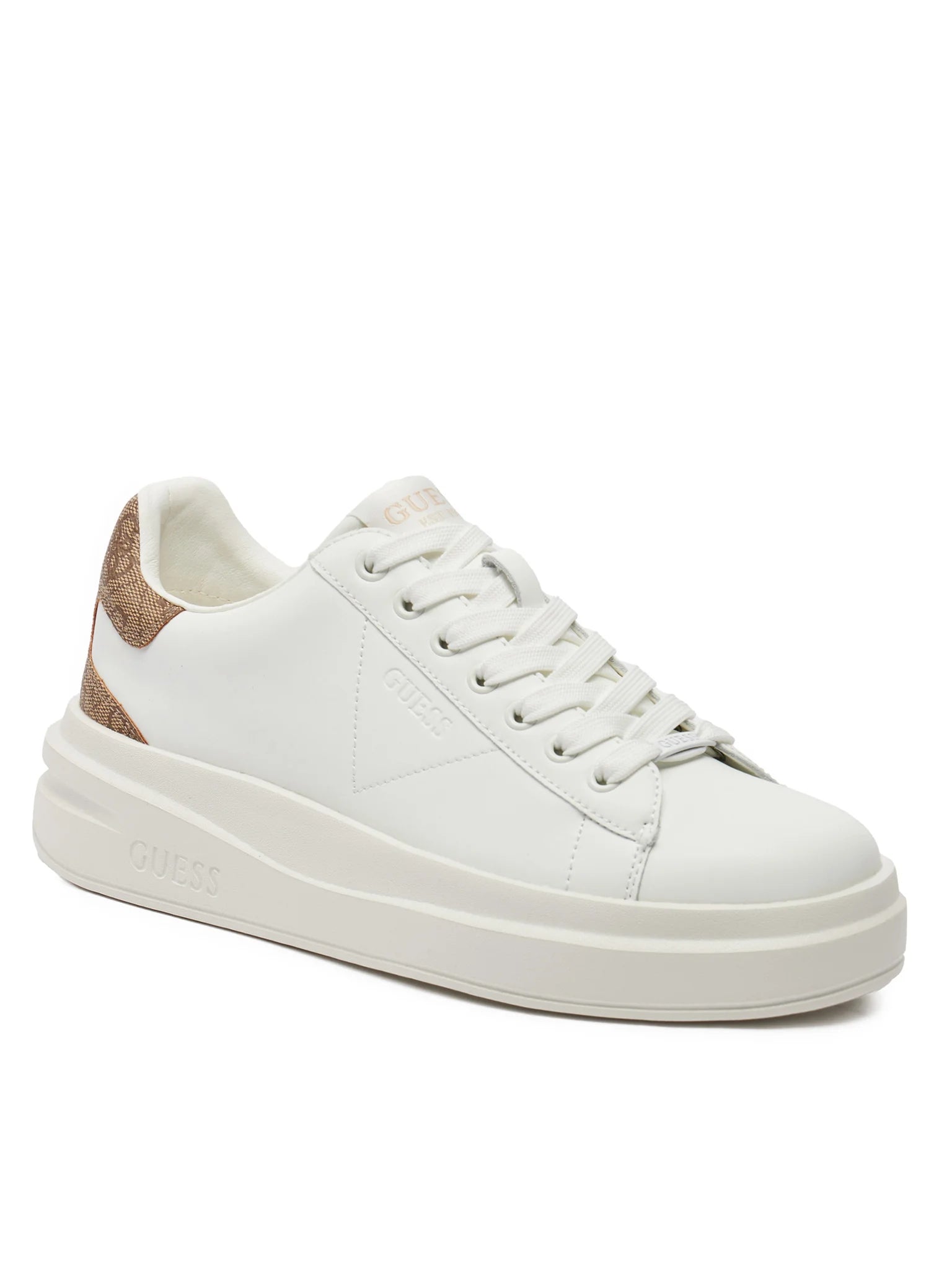 SNEAKERS GUESS ELBINA FONDO MQUEEN BIANCO