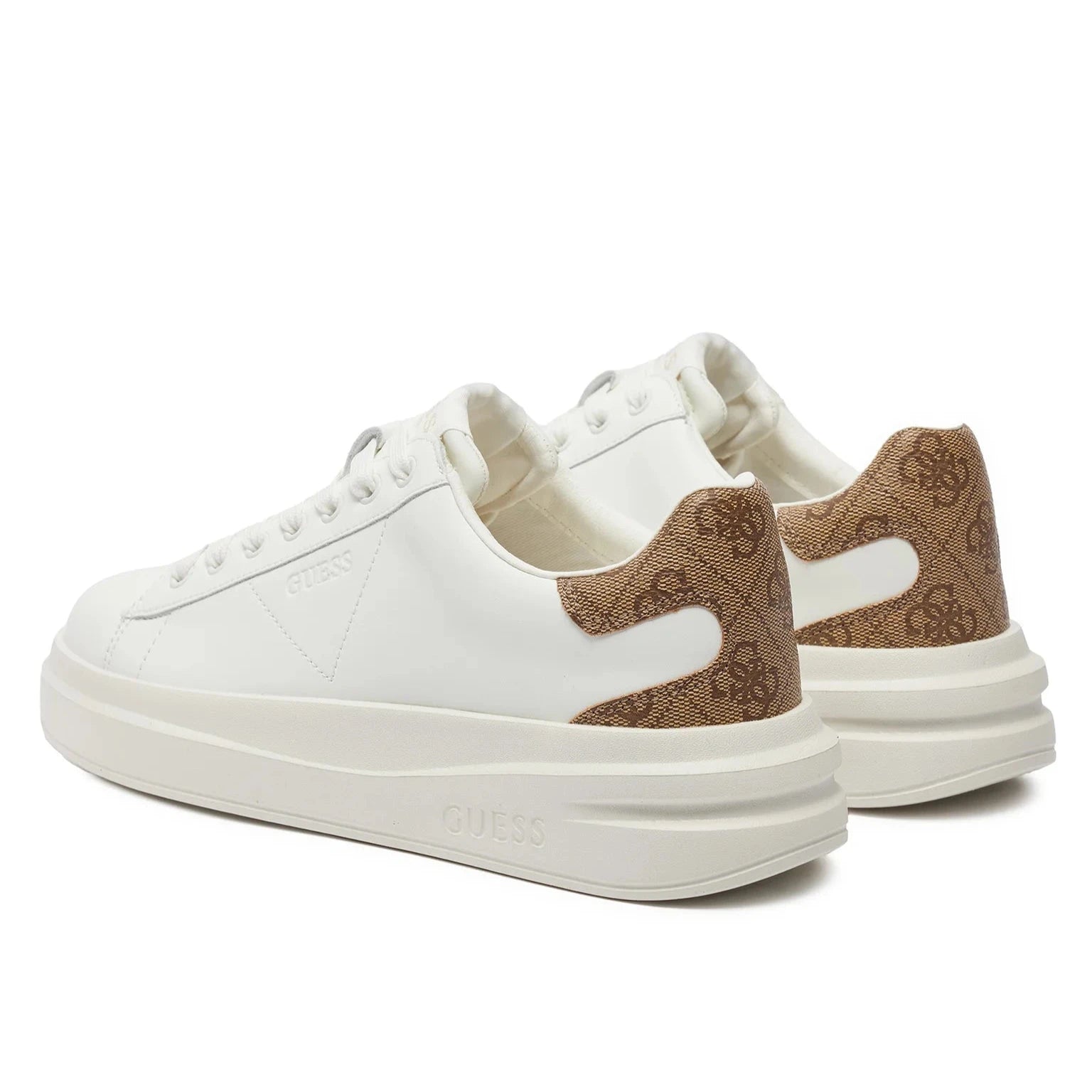SNEAKERS GUESS ELBINA FONDO MQUEEN BIANCO