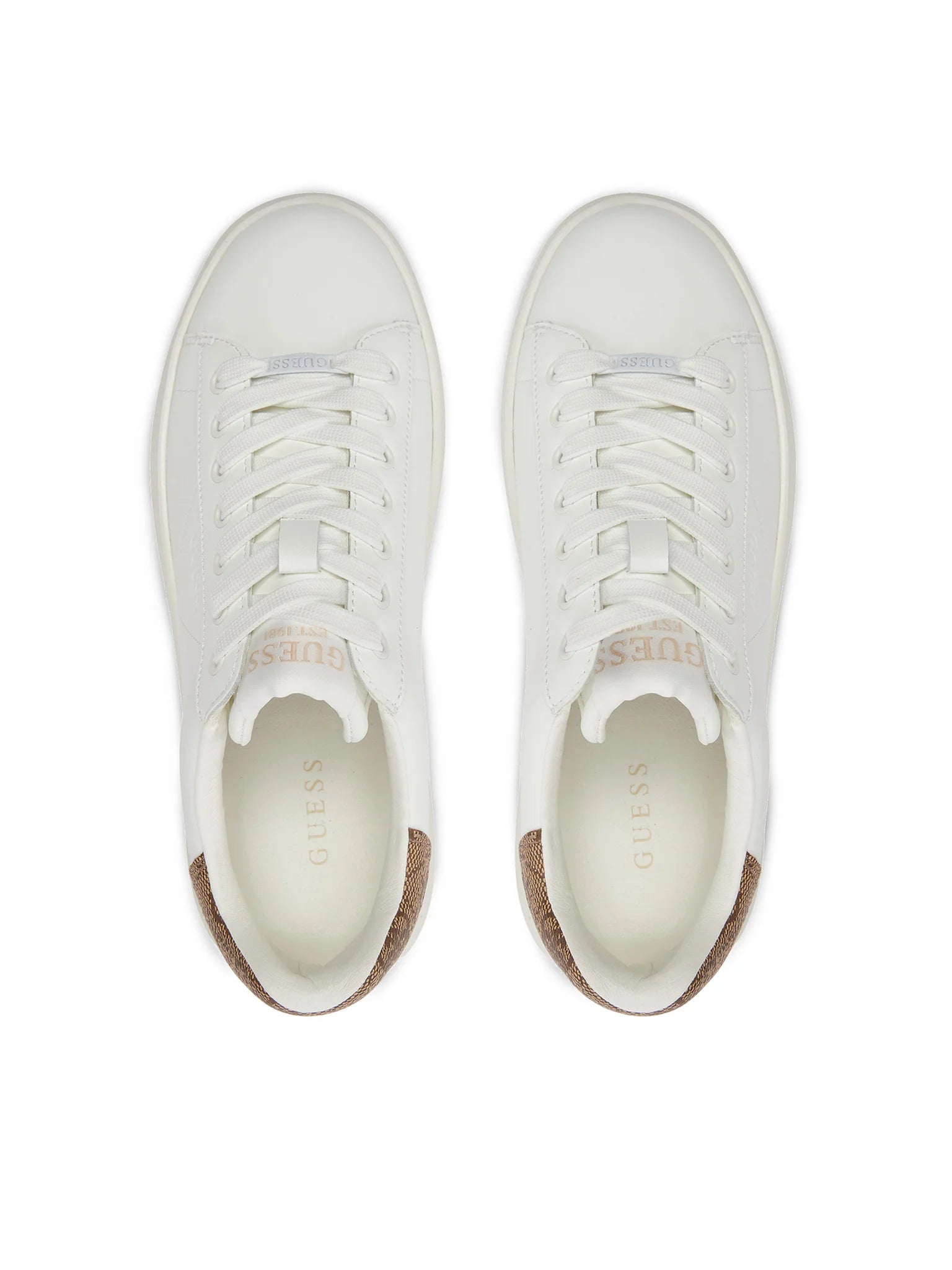 SNEAKERS GUESS ELBINA FONDO MQUEEN BIANCO
