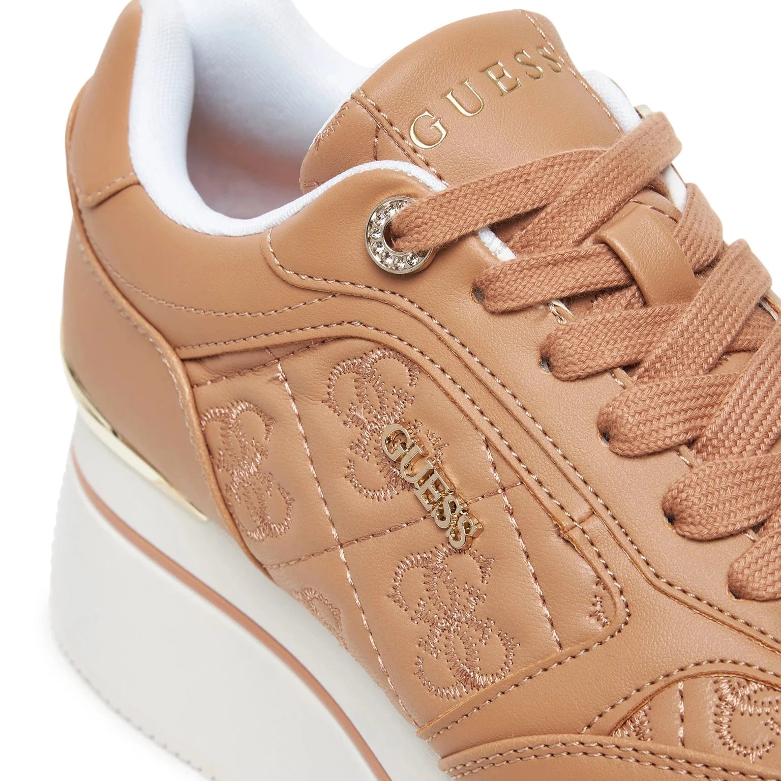SCARPE GUESS CAMRIO9 PLATFORM BEIGE
